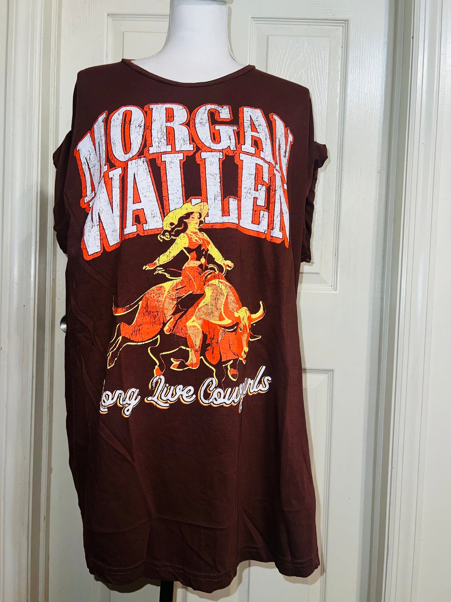 Morgan Wallen Oversized Distressed Tee