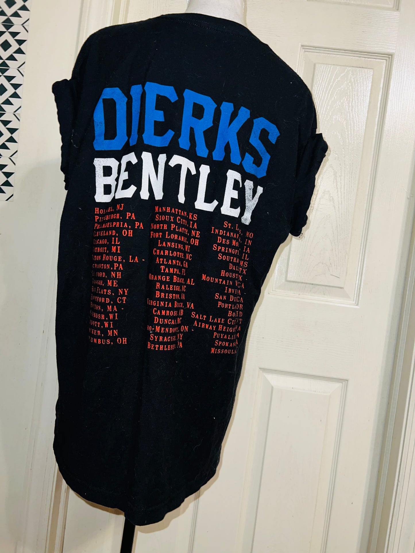 Dirks Bentley 2015 Double Sided Distressed Tee