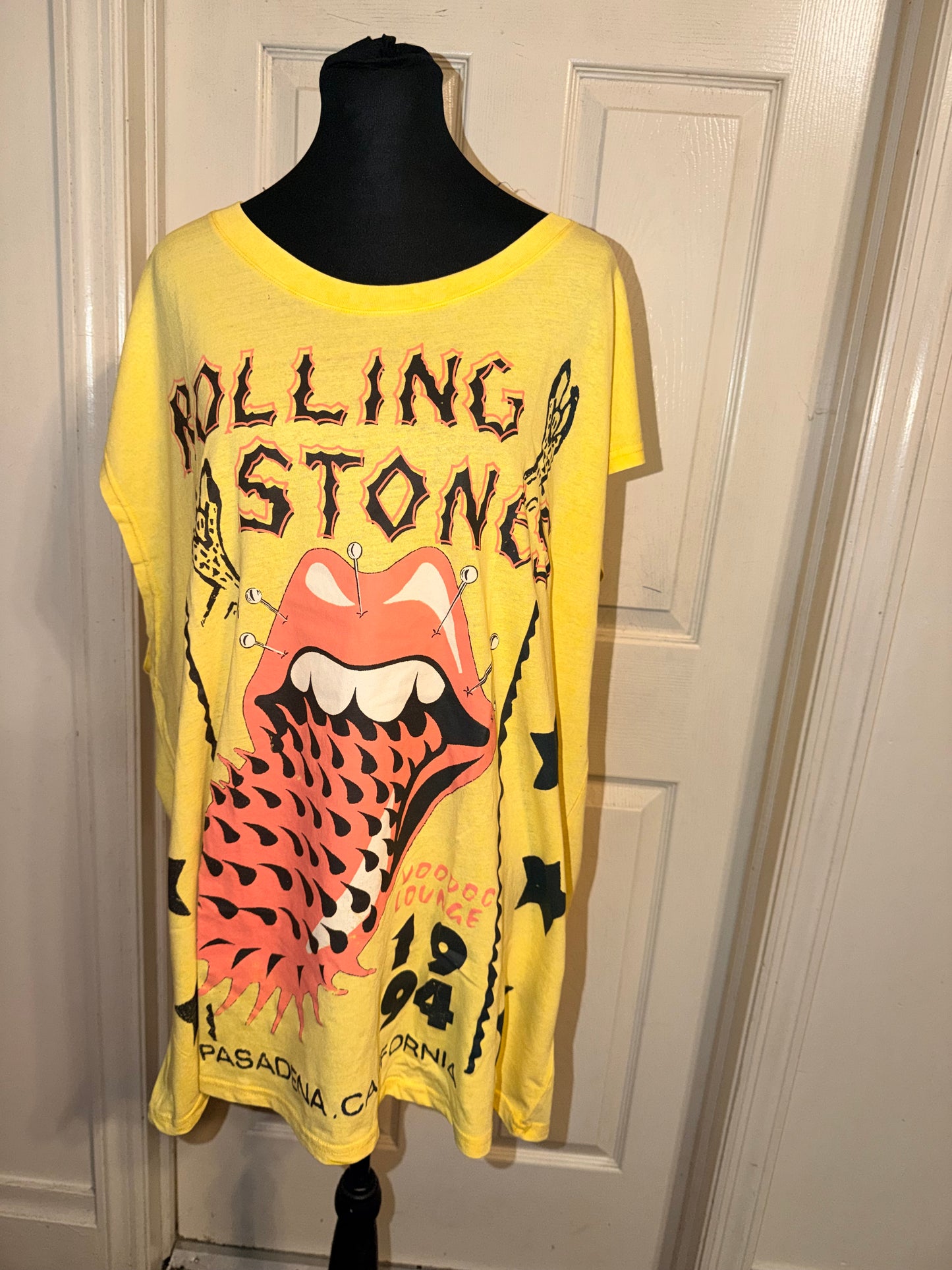 The Rolling Stones Oversized Distressed Tank