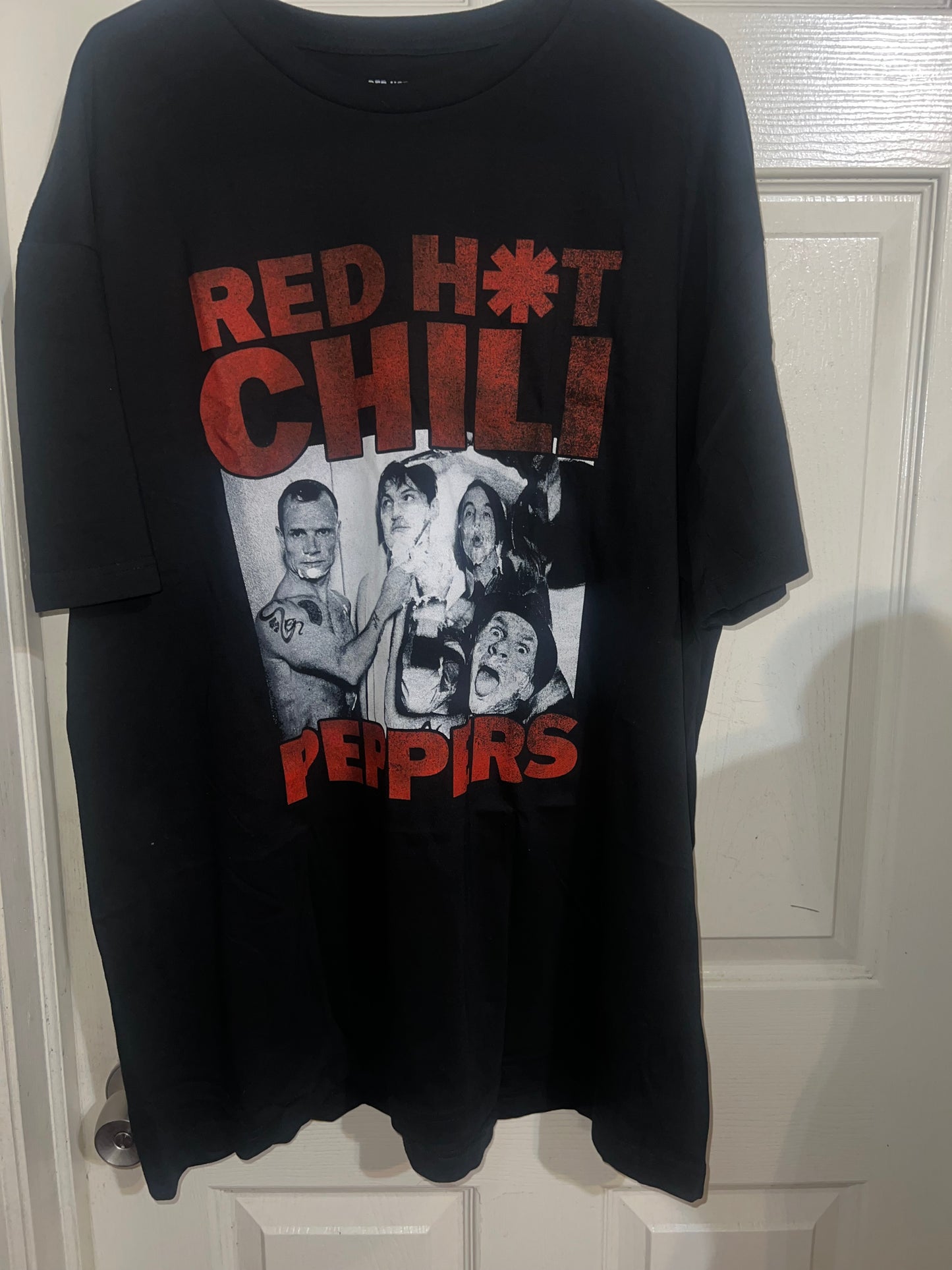 Red Hot Chili Peppers Oversized Distressed Tee