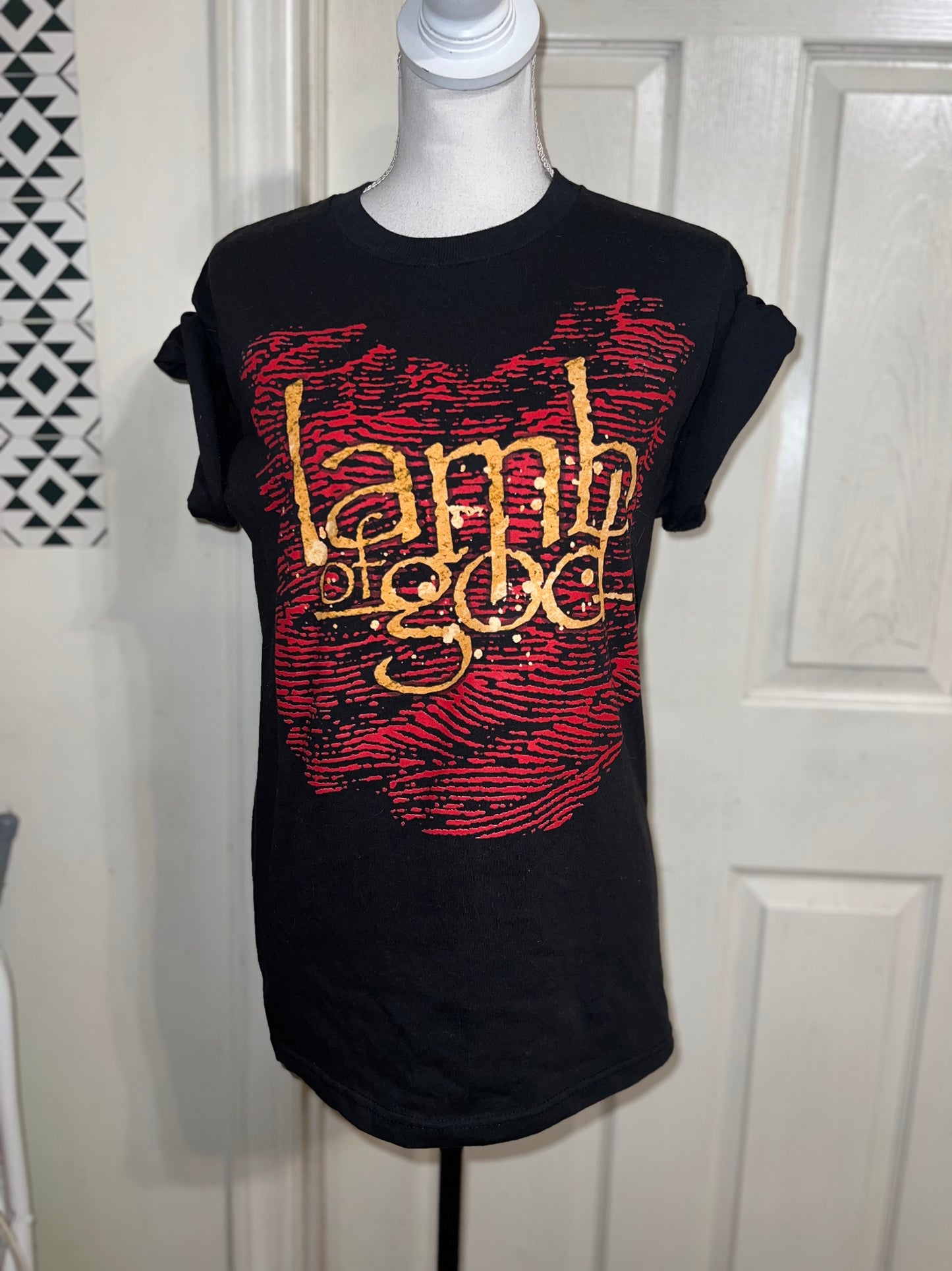 Lamb of God Double Sided ‘Vintage’ Oversized Tee