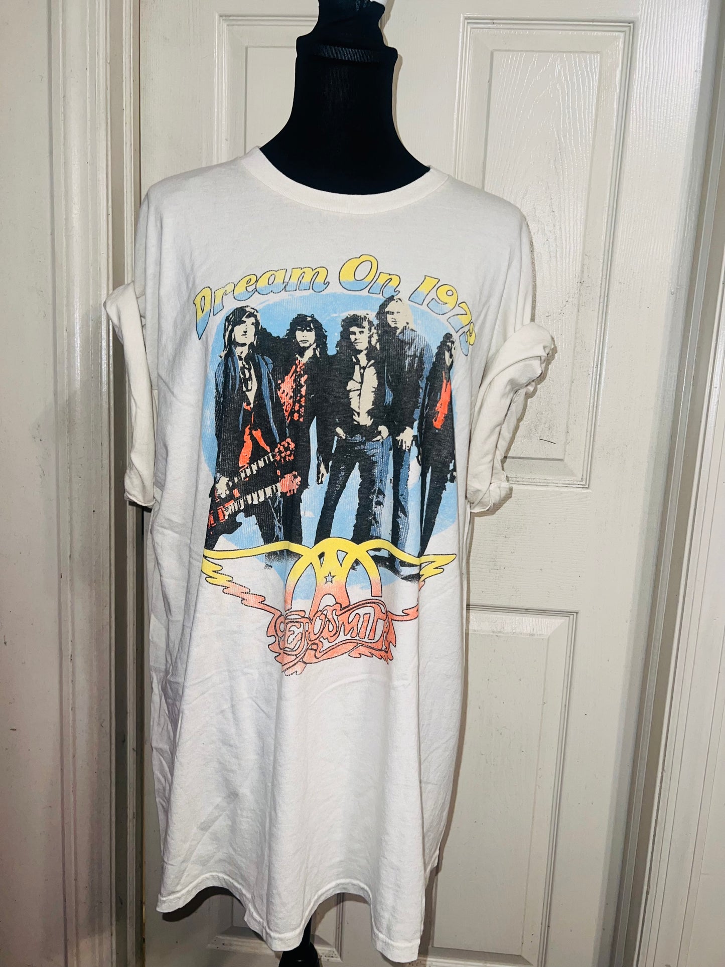 Aerosmith Oversized Distressed Tee