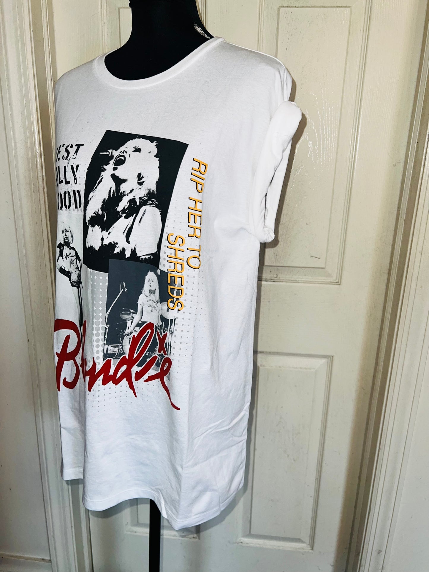 Blondie Oversized Distressed Tee