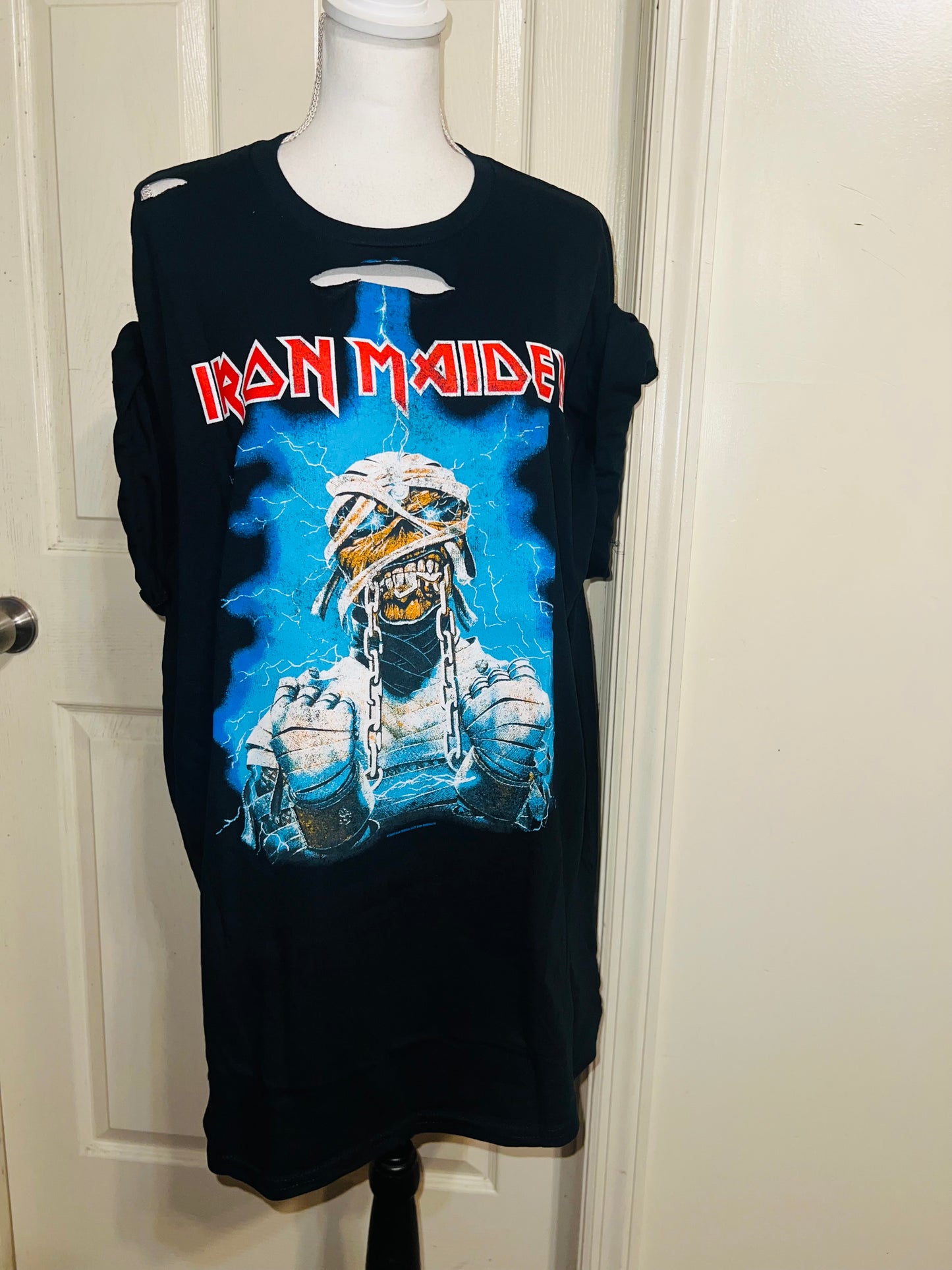 Iron Maiden Oversized Distressed Tee