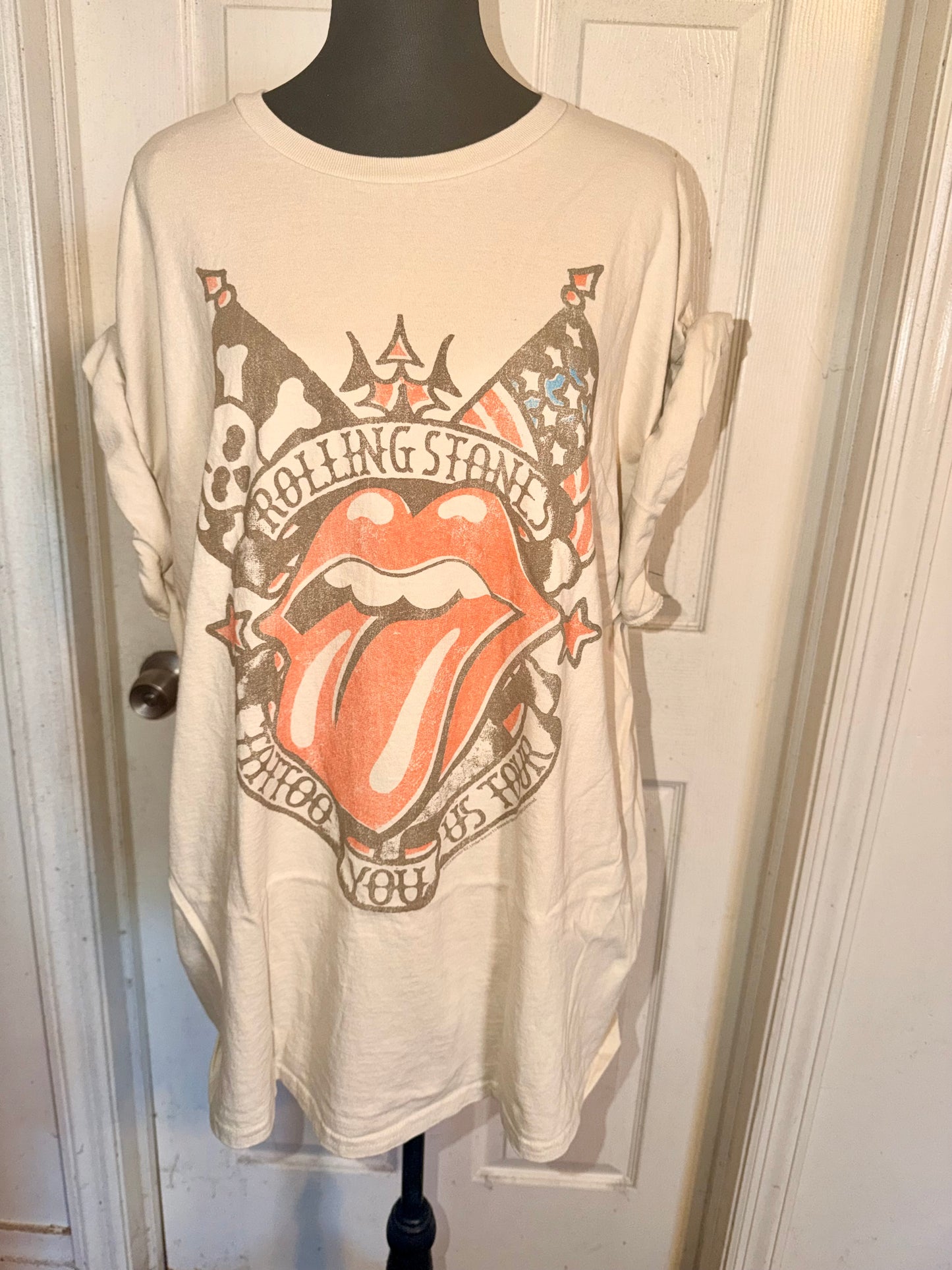 The Rolling Stones Oversized Distressed Tee