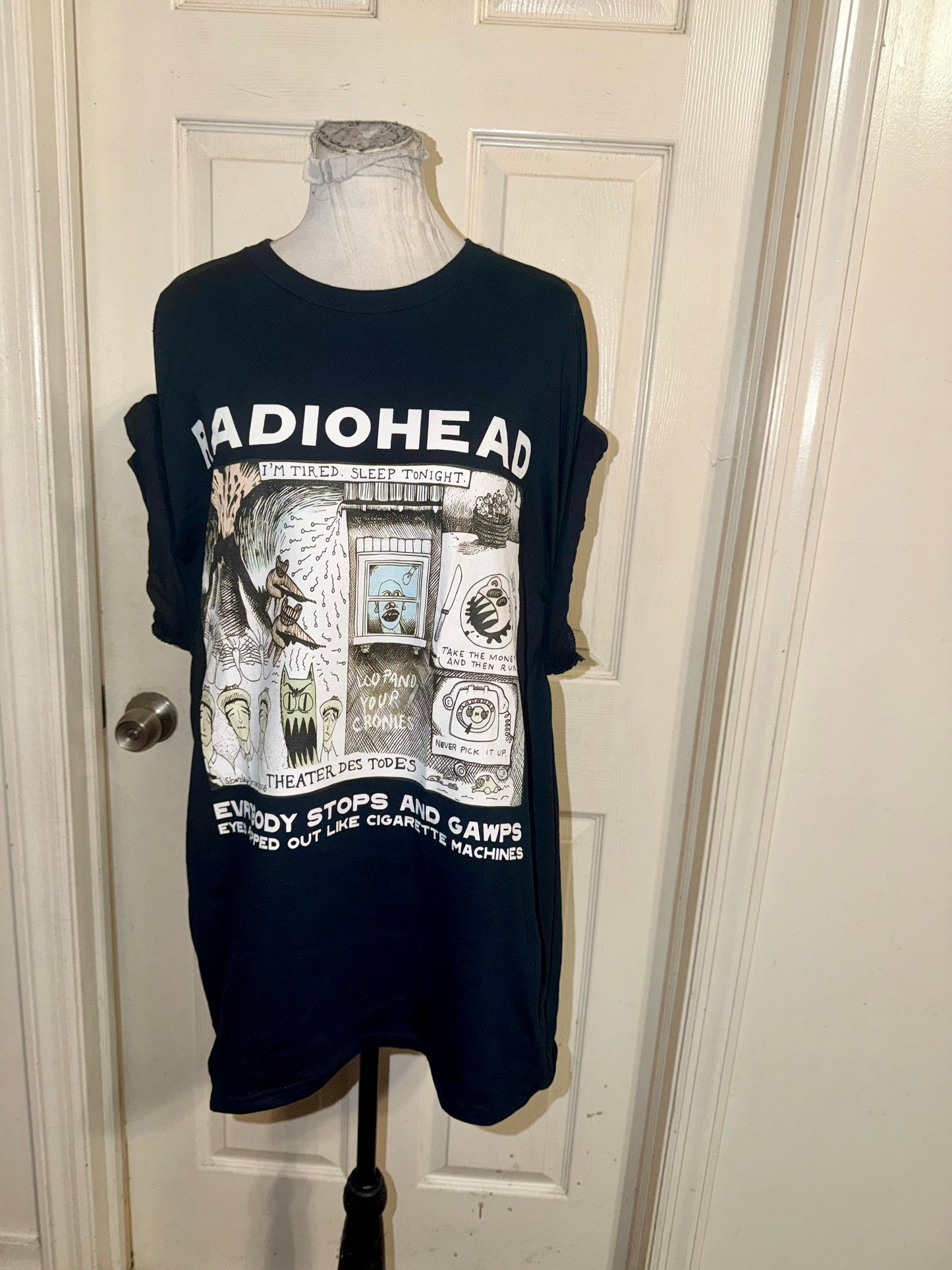 Radiohead Oversized Distressed Tee (Copy)