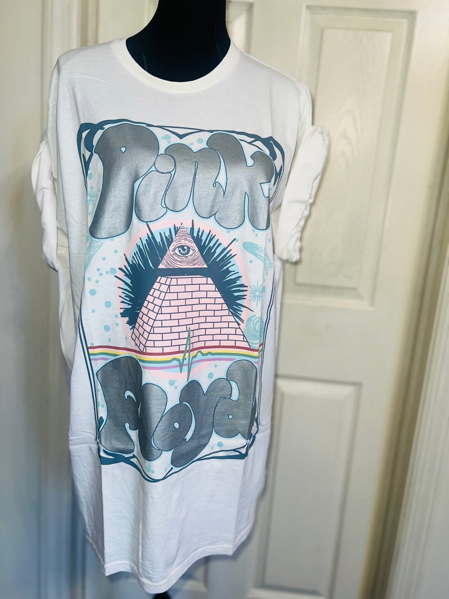 Pink Floyd Oversized Distressed Tee