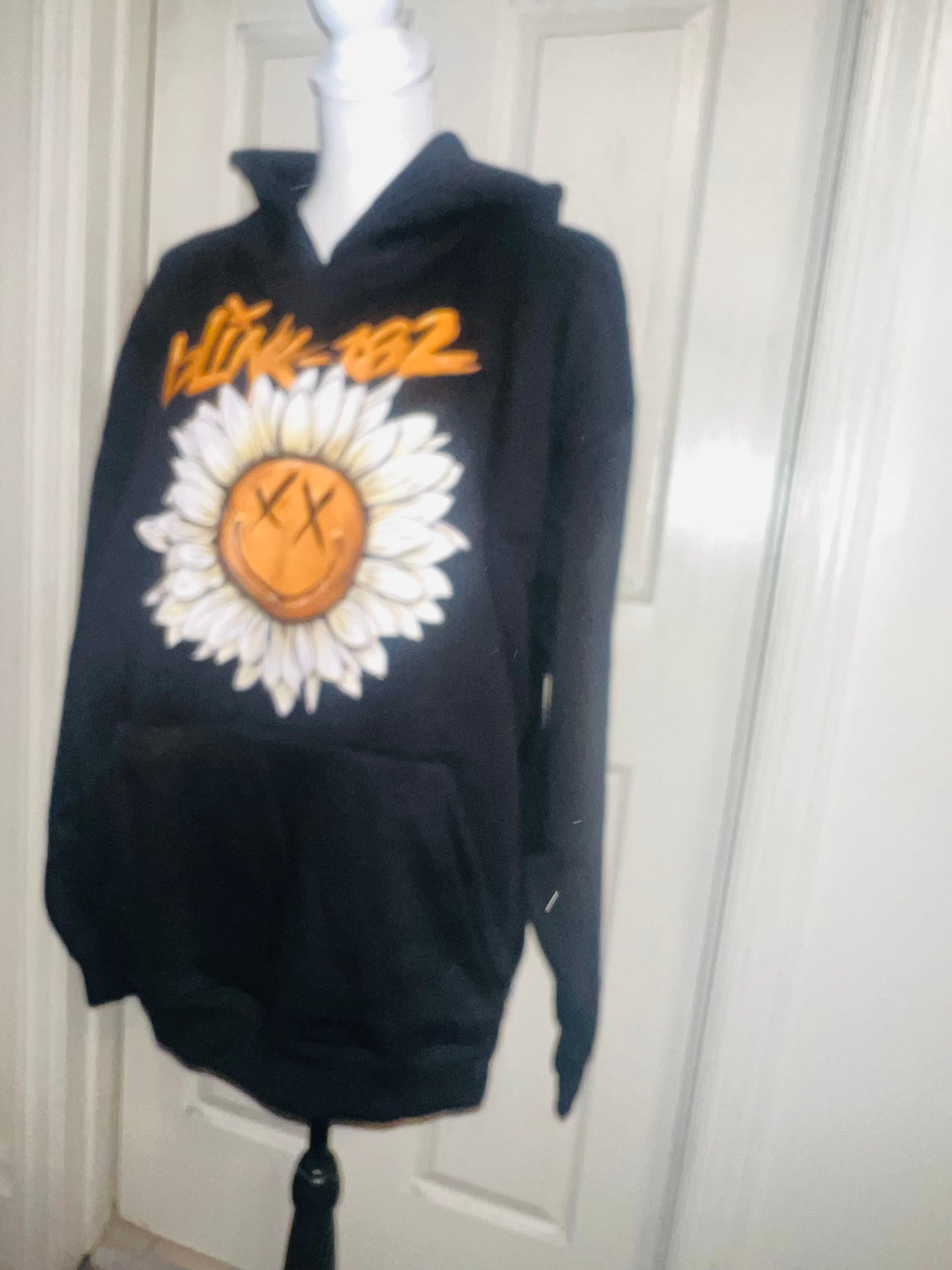 Blink 182 Oversized Distressed Sweatshirt