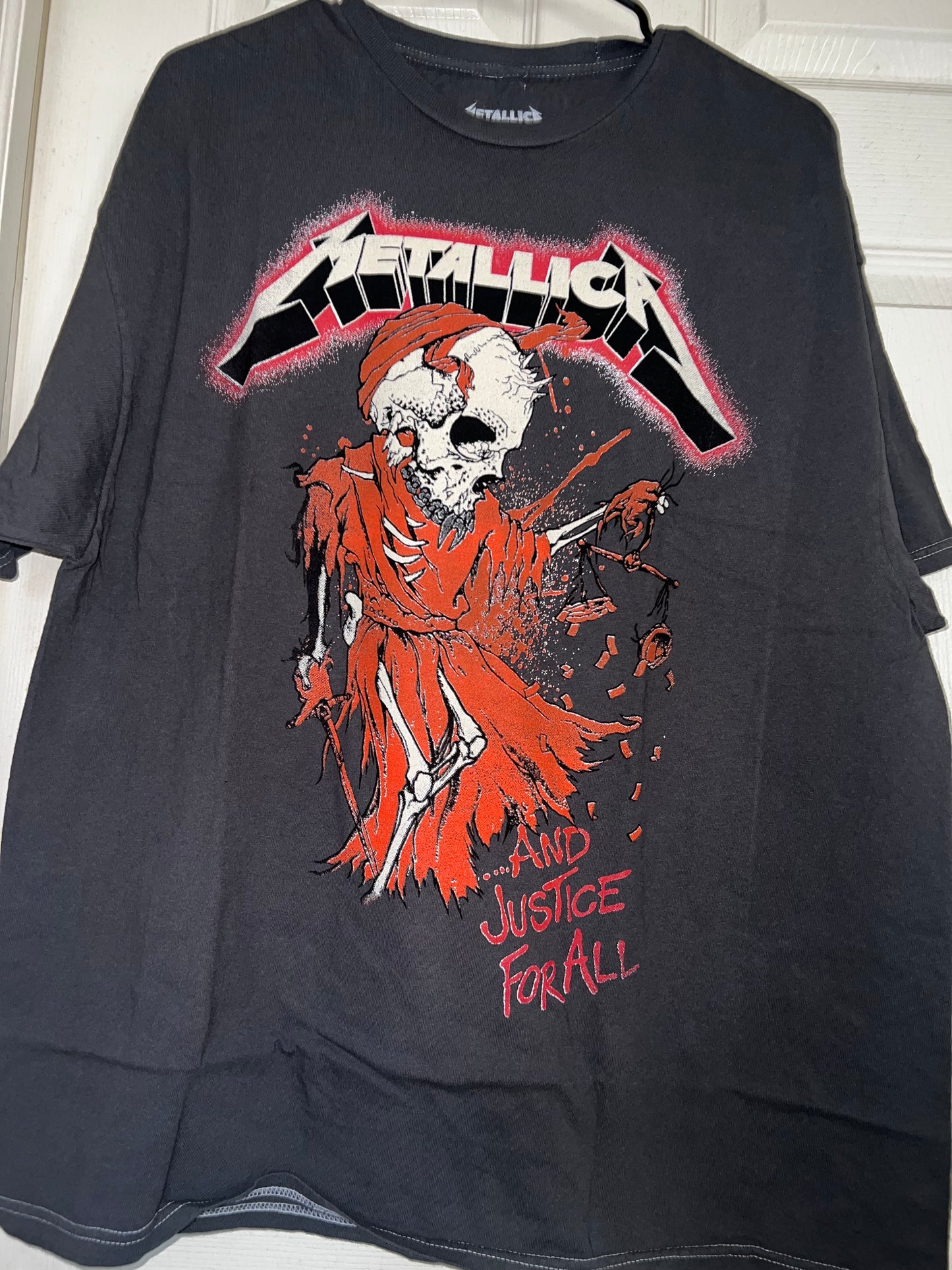 Metallica Justice for All Oversized Tee