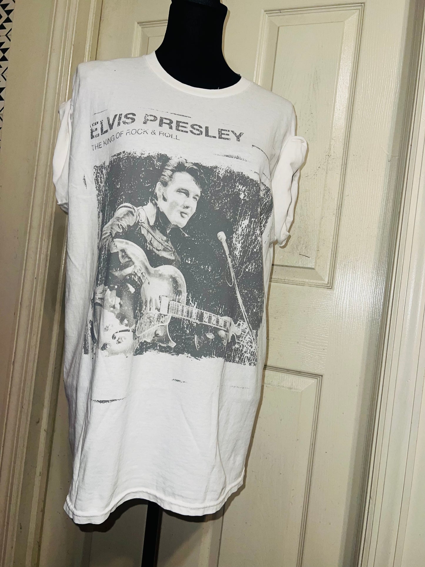 Elvis Oversized Distressed Tee