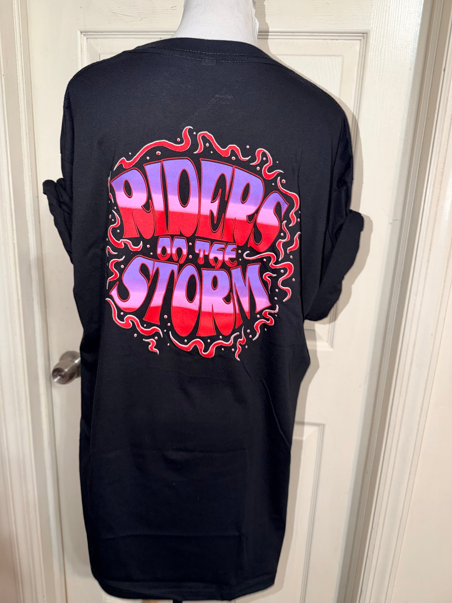 The Doors Double Sided Oversized Distressed Tee