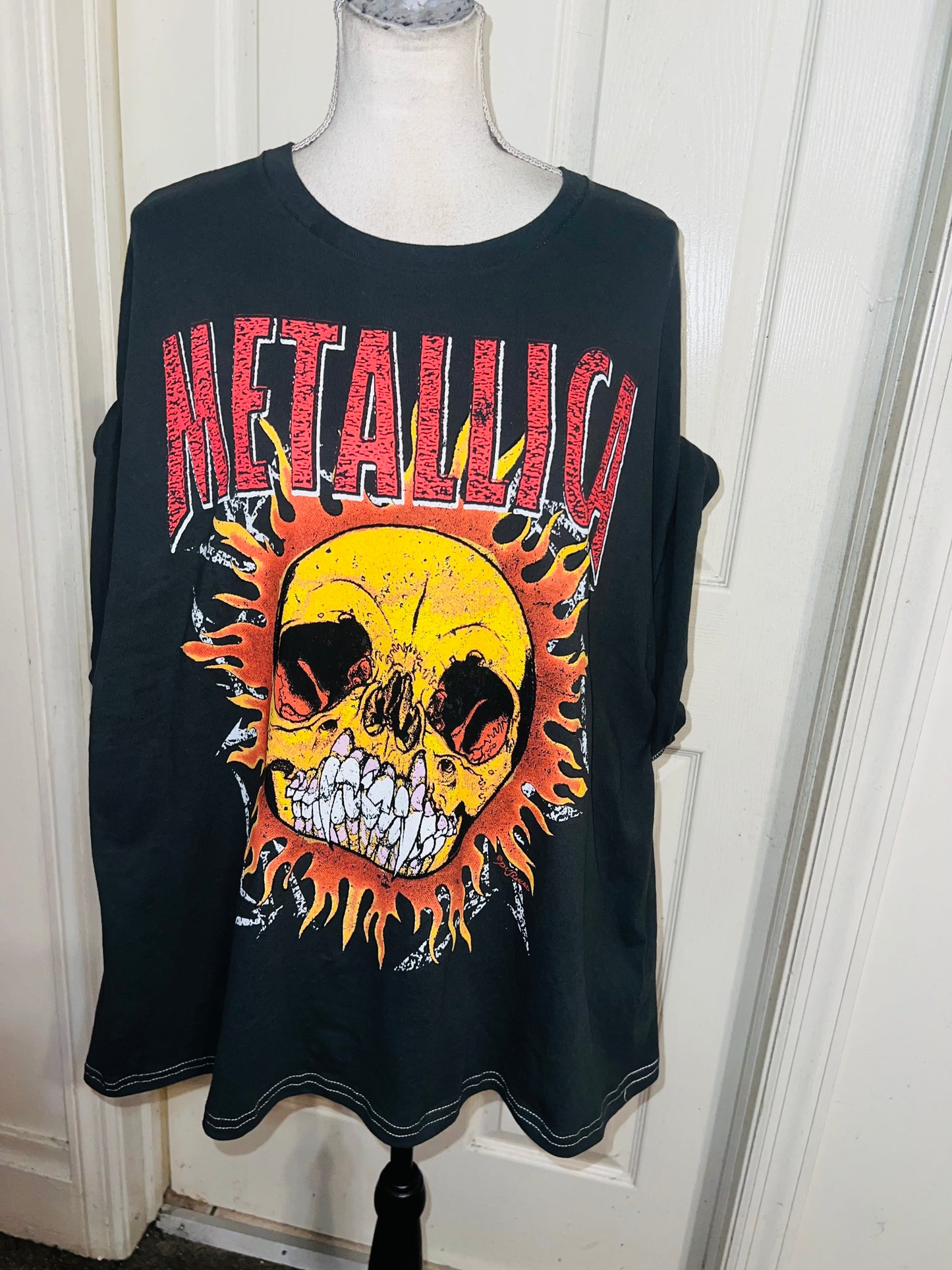 Metallica Double Sided Oversized Distressed Tee