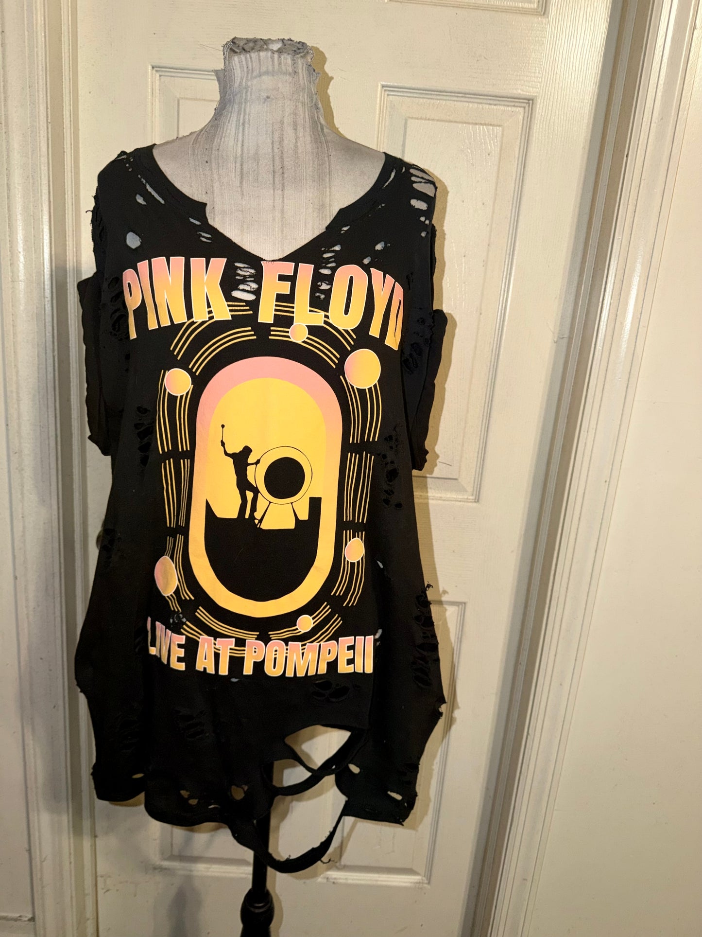 Pink Floyd Oversized Distressed Tee (as is)