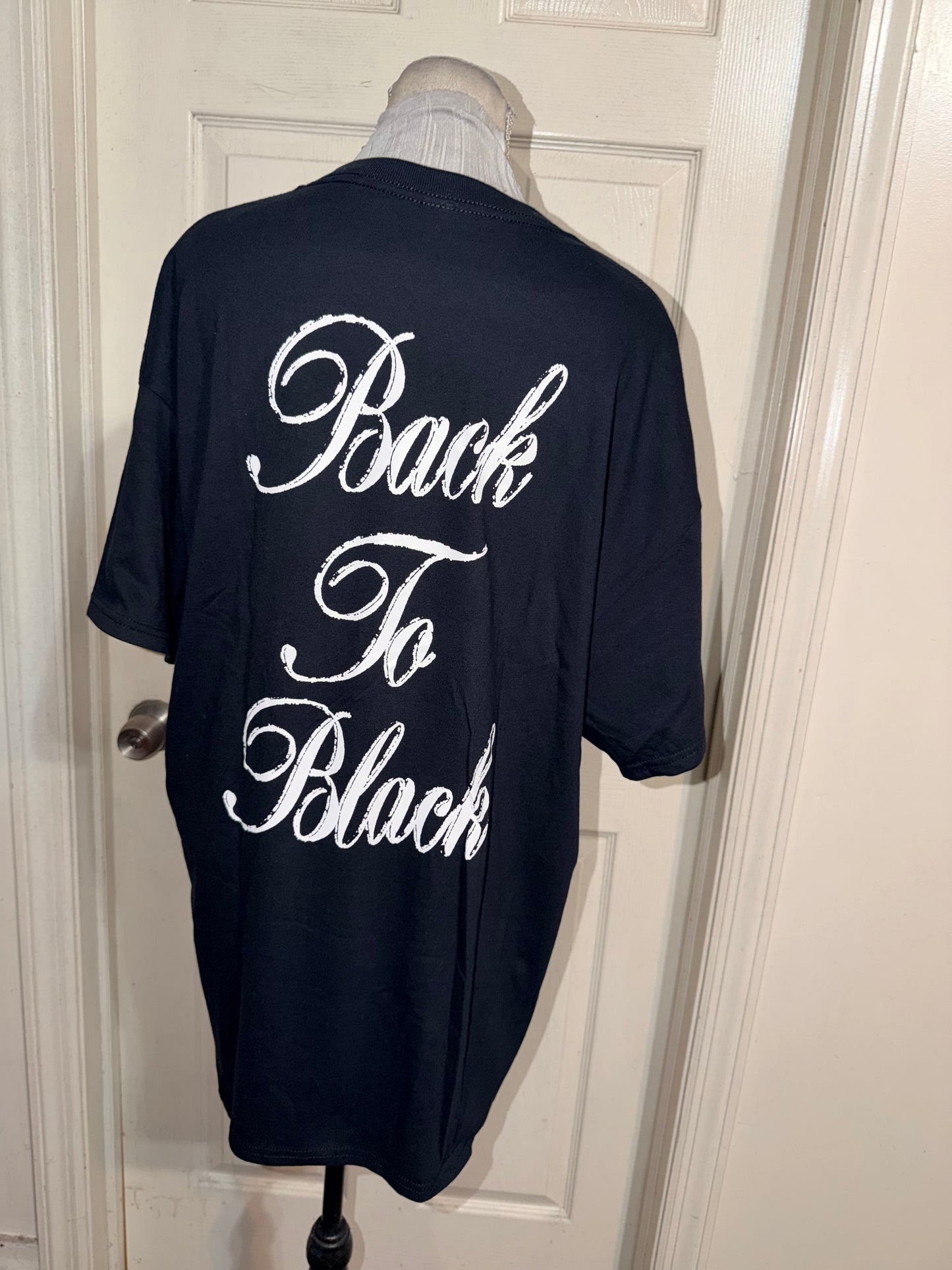 Amy Winehouse Double Sided Oversized Distressed Tee