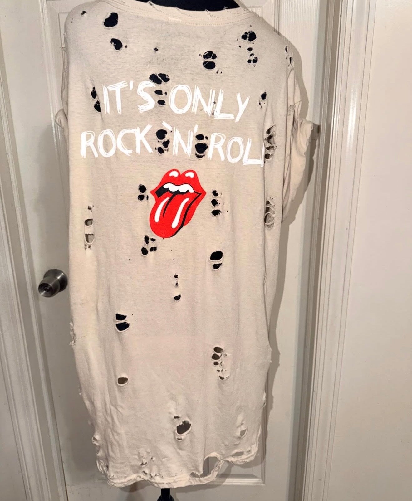 The Rolling Stones Double Sided Distressed Tee