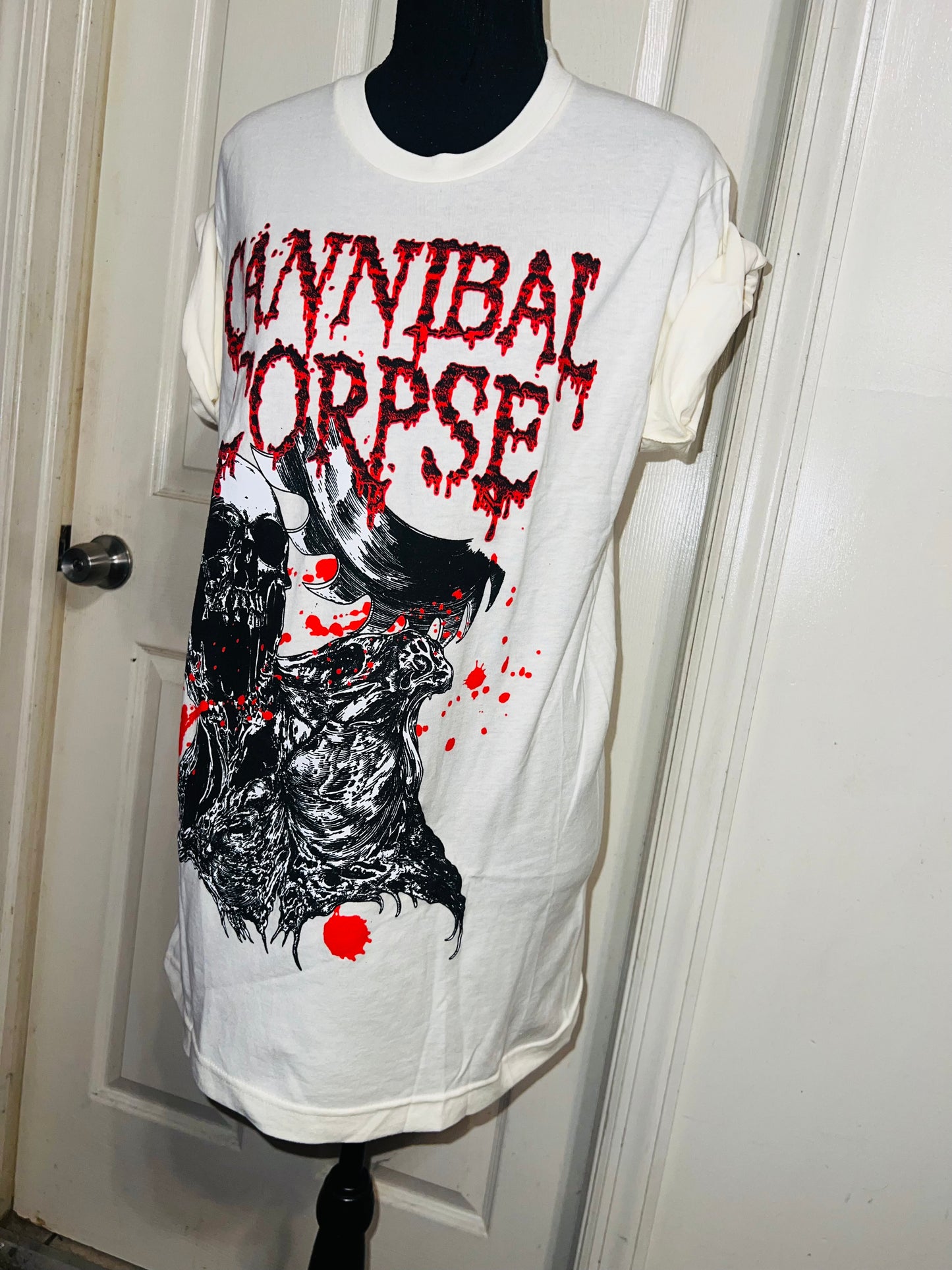 Cannibal Corpse Oversized Distressed Tee