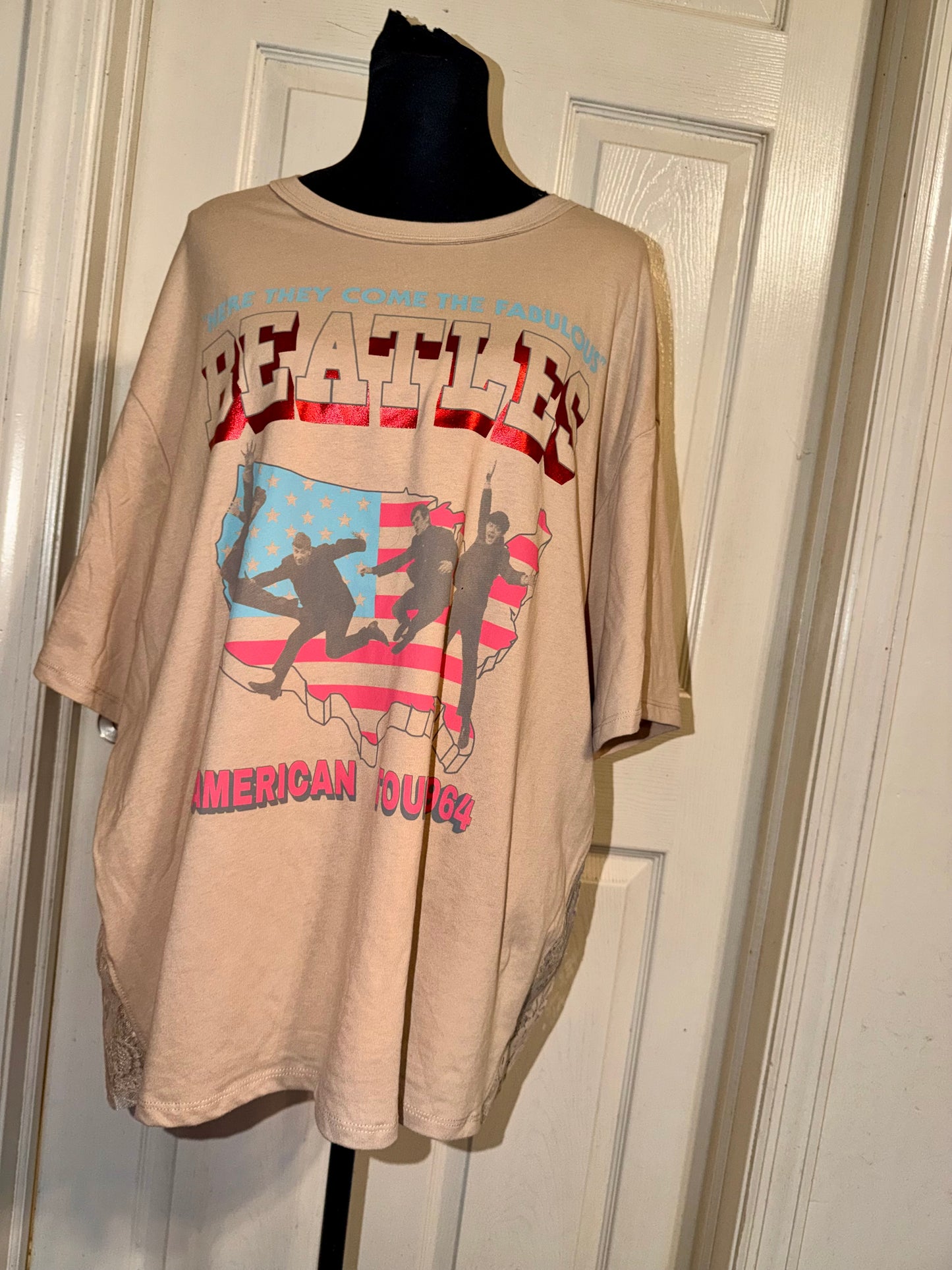 The Beatles Lace Oversized Tee