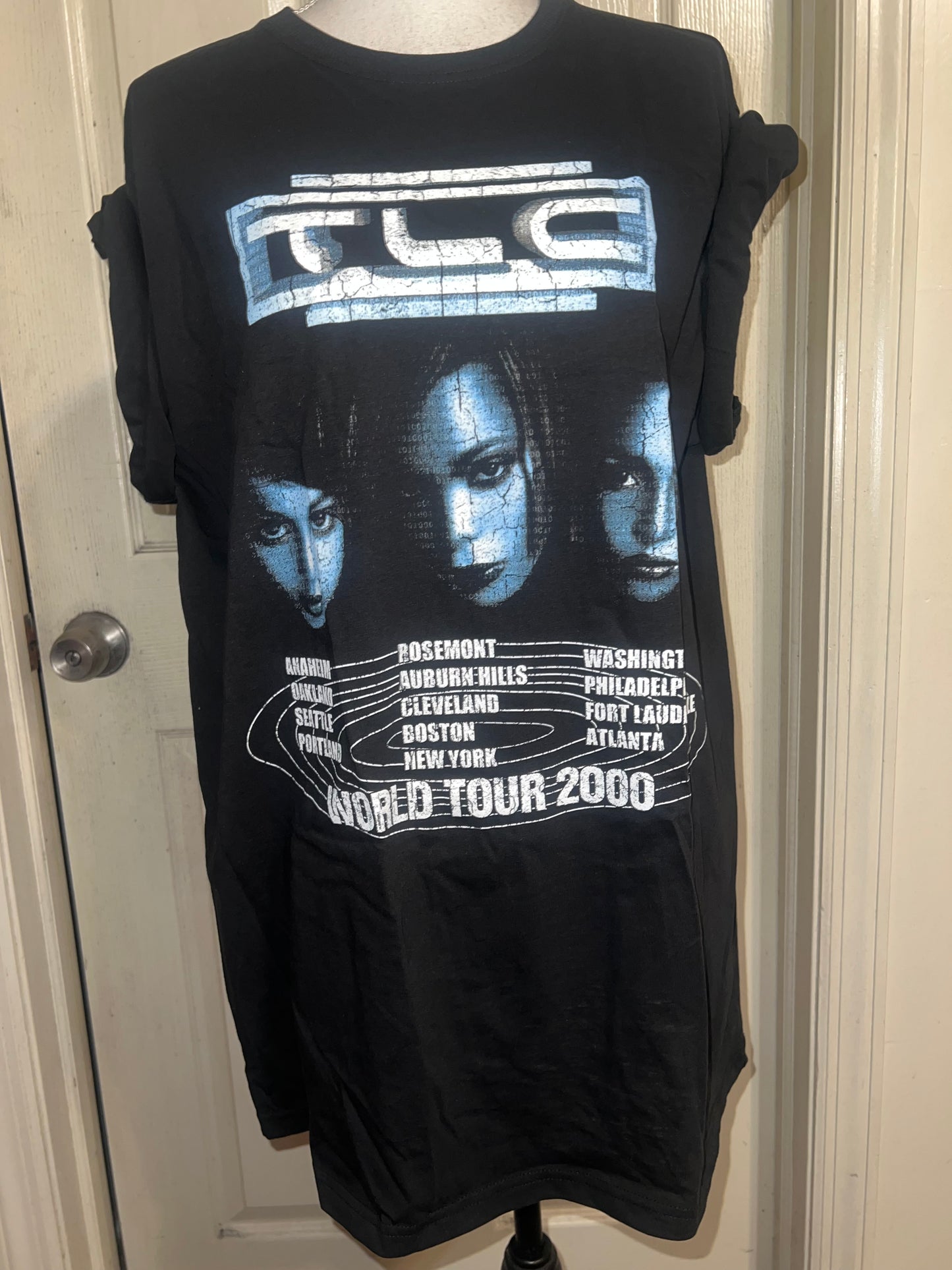 TLC Oversized Distressed Tee