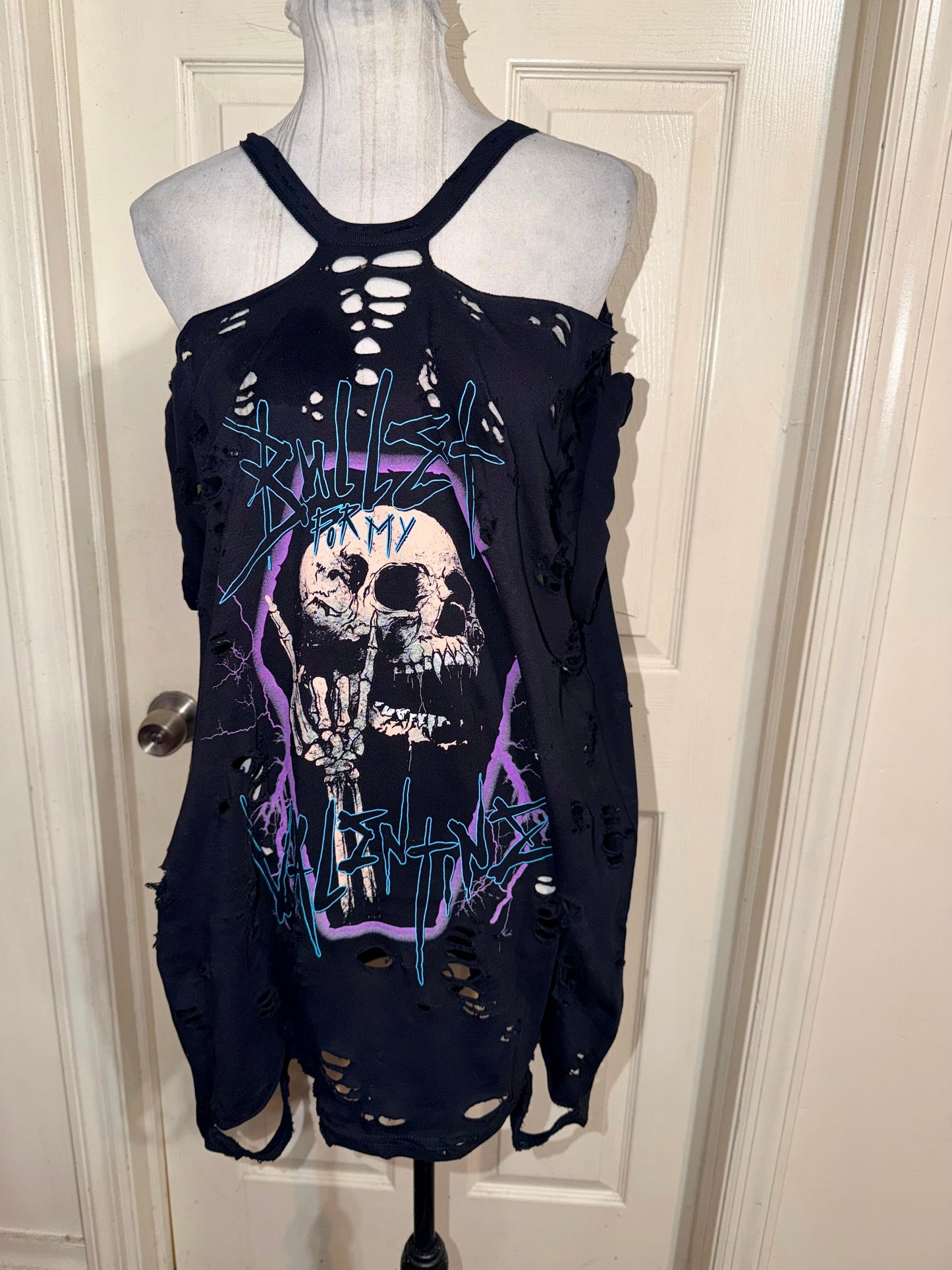 Bullet for my Valentine Oversized Distressed Tee