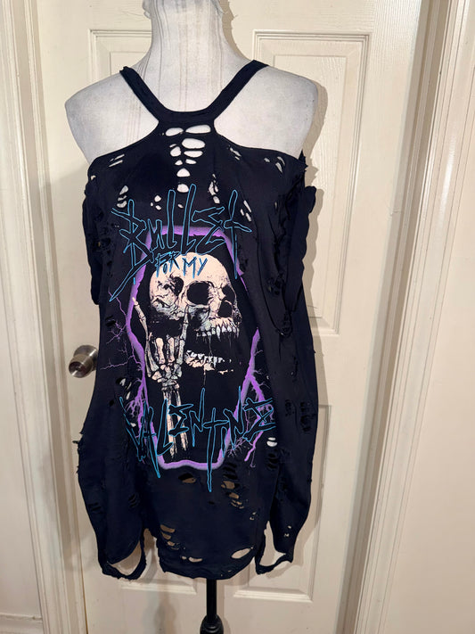 Bullet for my Valentine Oversized Distressed Tee