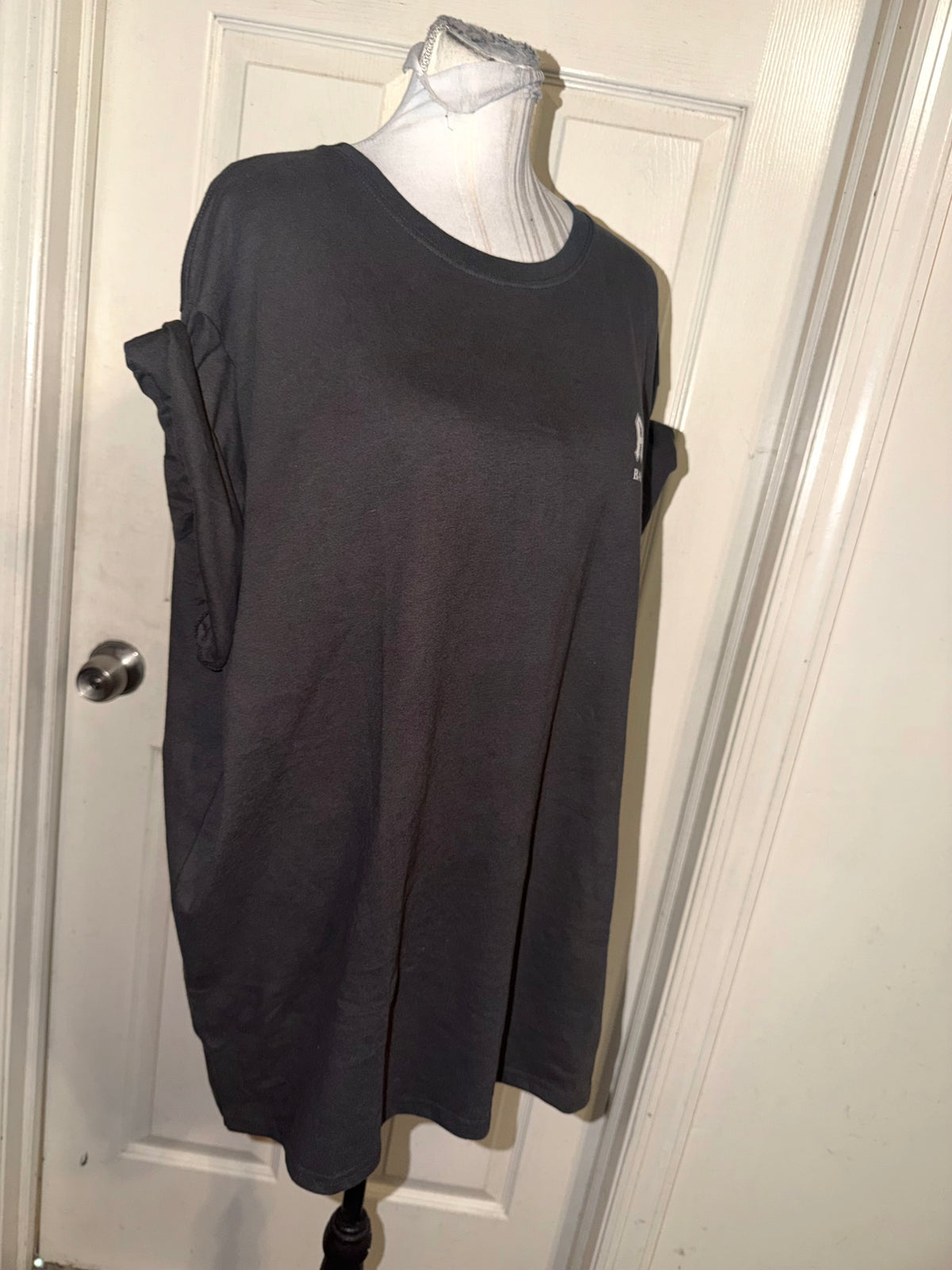 AC/DC Double Sided Oversized Distressed Tee