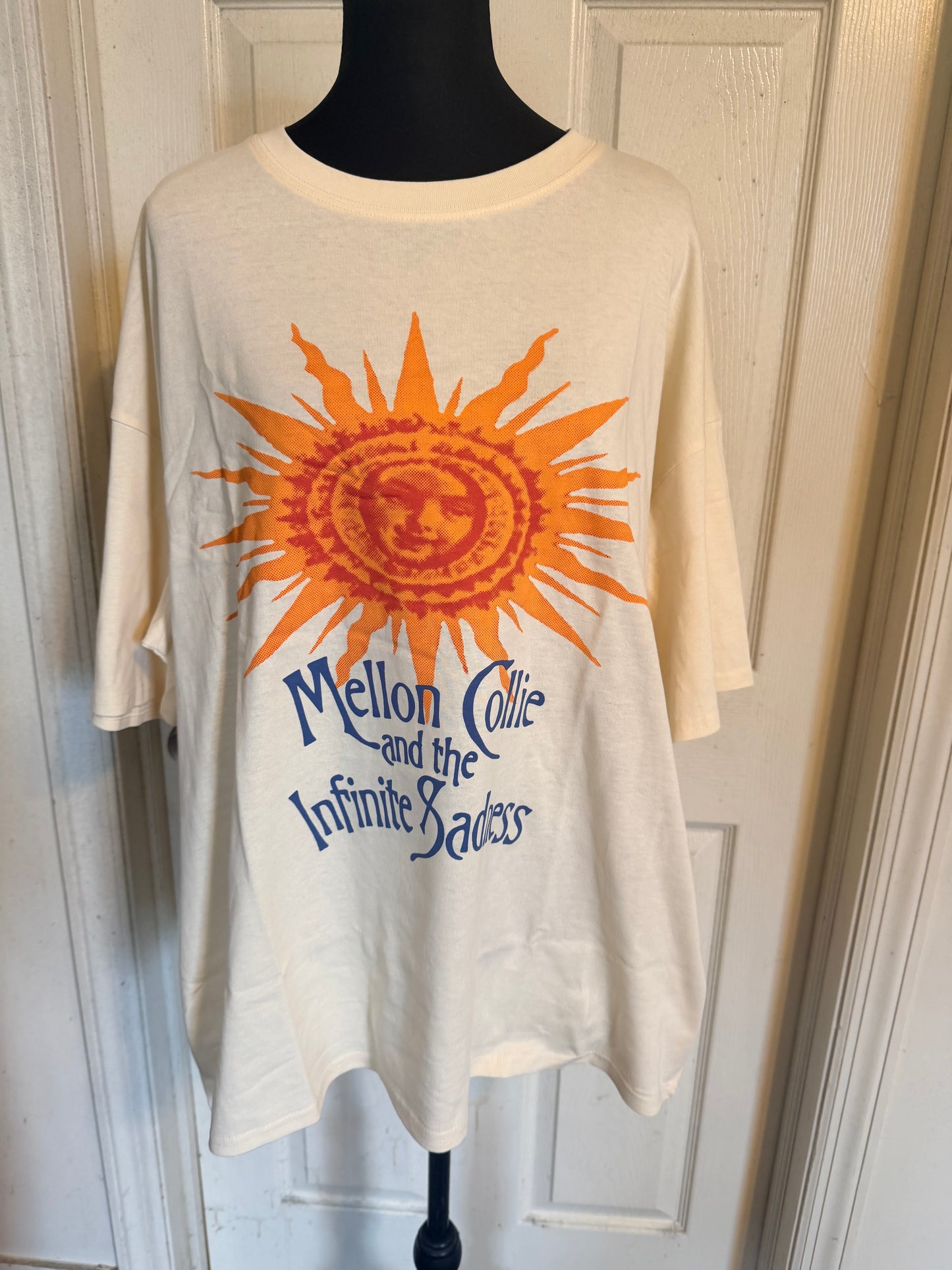 The Smashing Pumpkins Oversized Distressed Tee