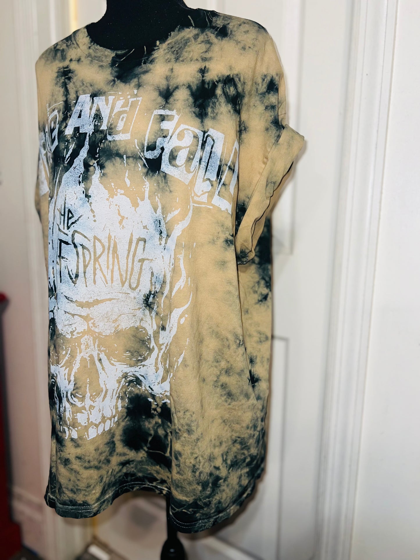 The Offspring Tie Dye Distressed Oversized Tee