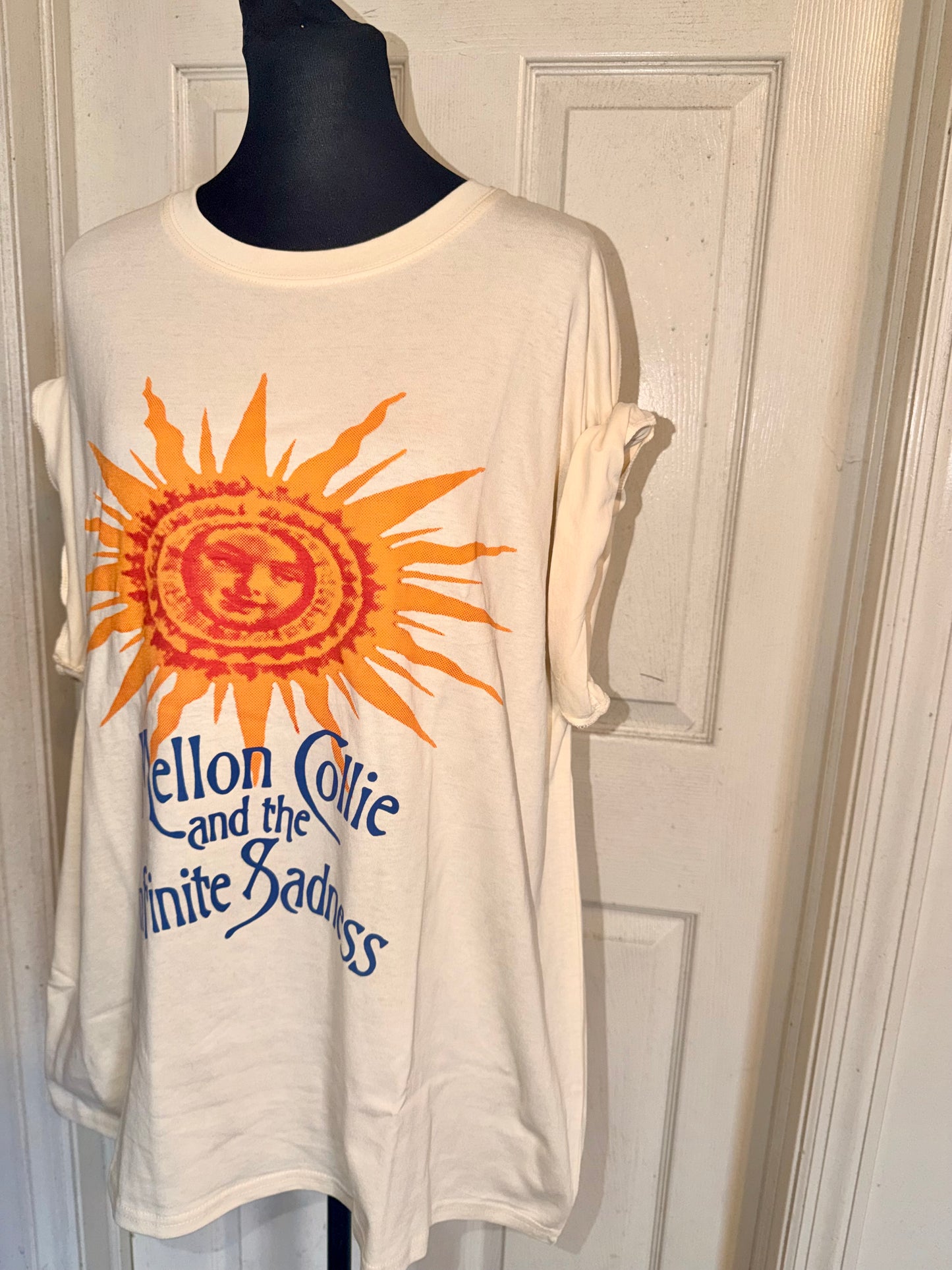 The Smashing Pumpkins Oversized Distressed Tee