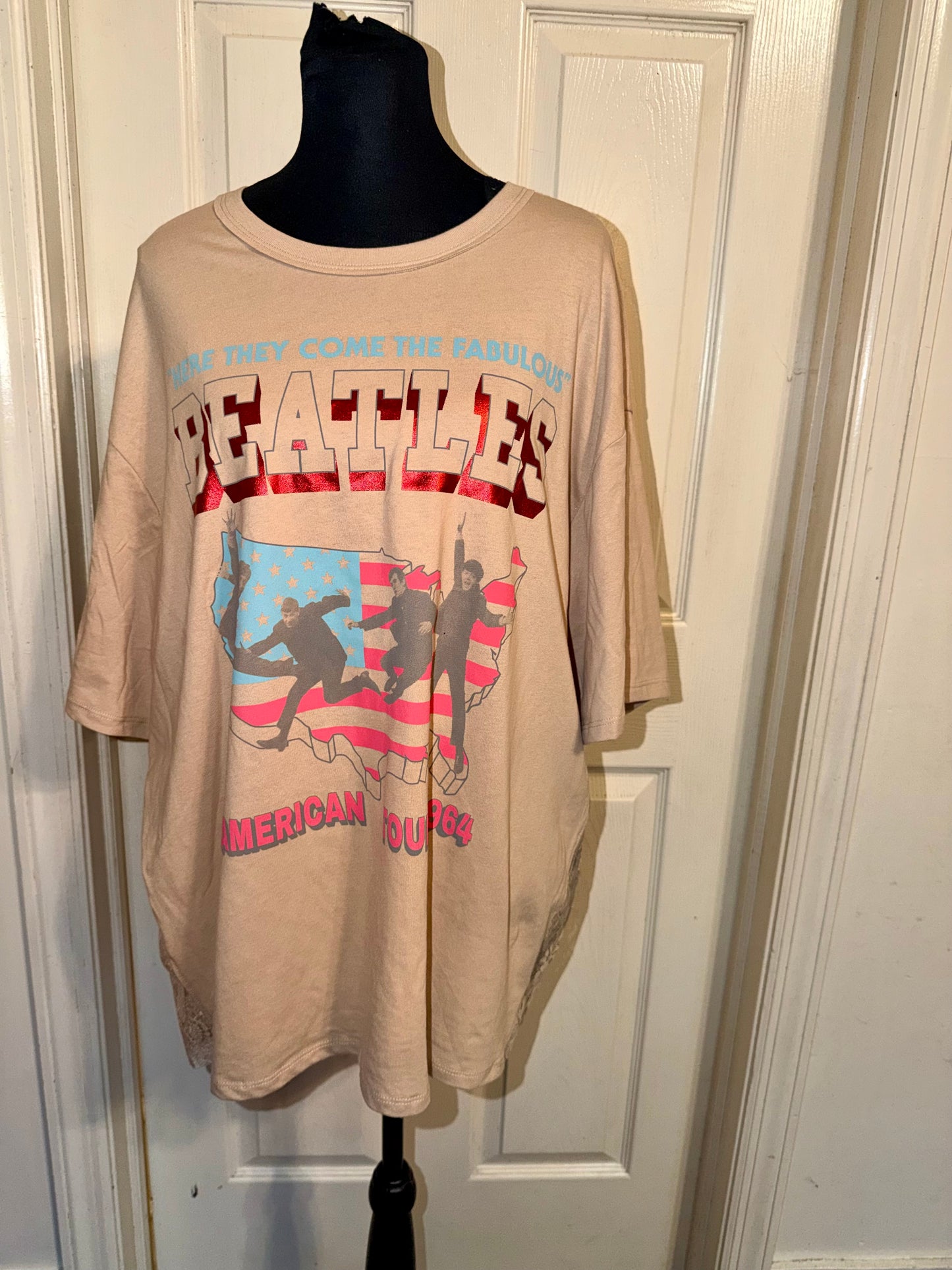 The Beatles Lace Oversized Tee