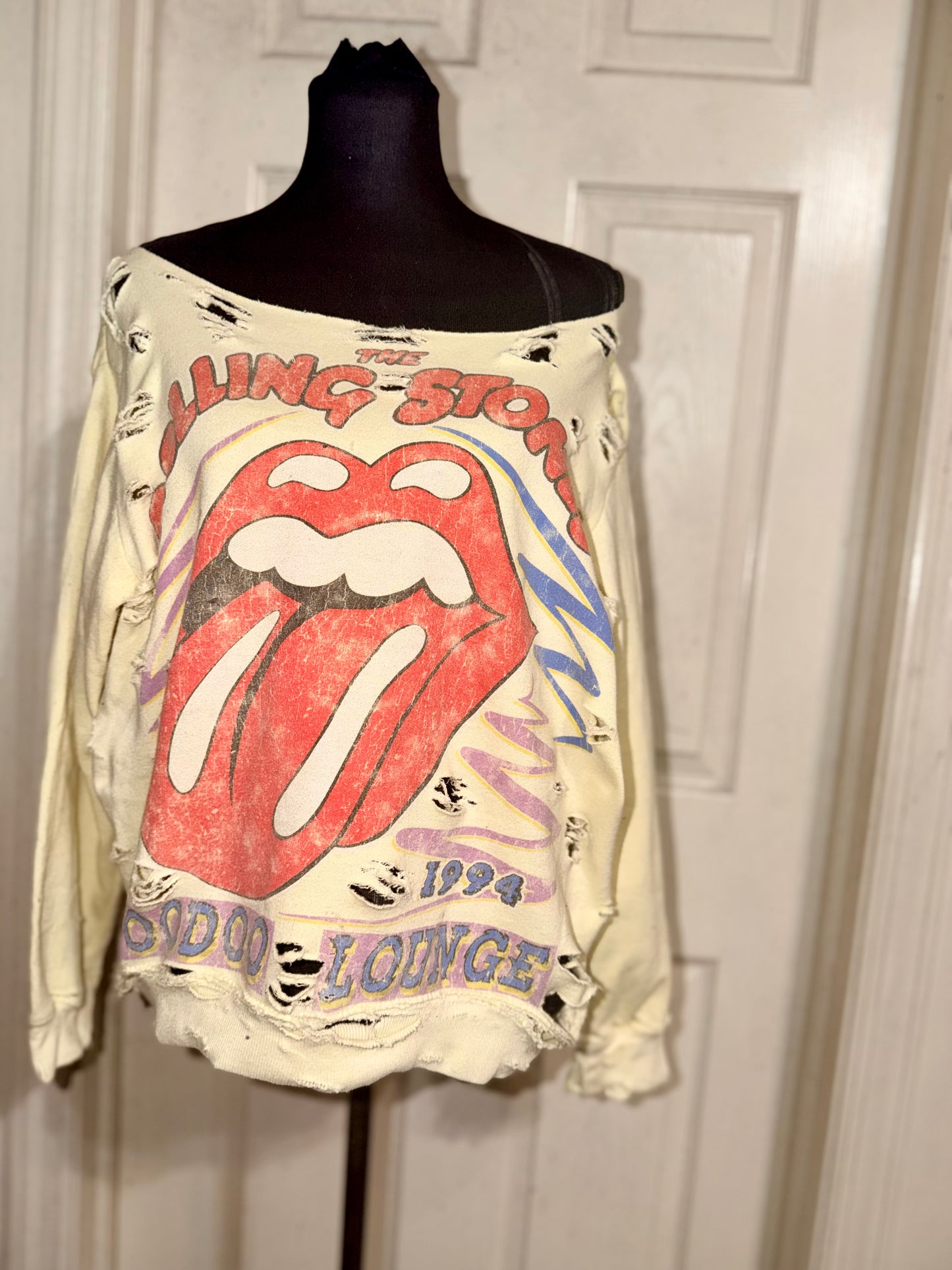 The Rolling Stones Distressed Sweatshirt