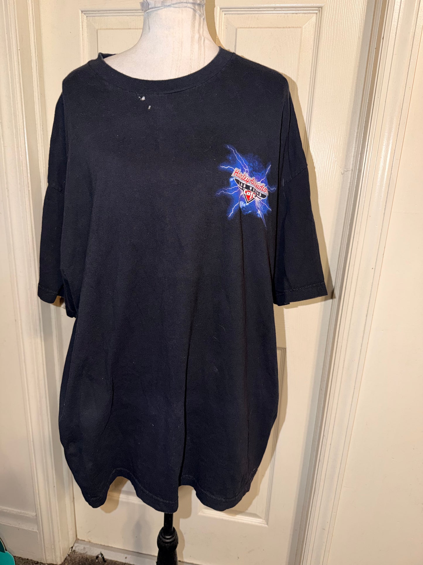 Harley Davidson Vintage Double Sided Oversized Tee