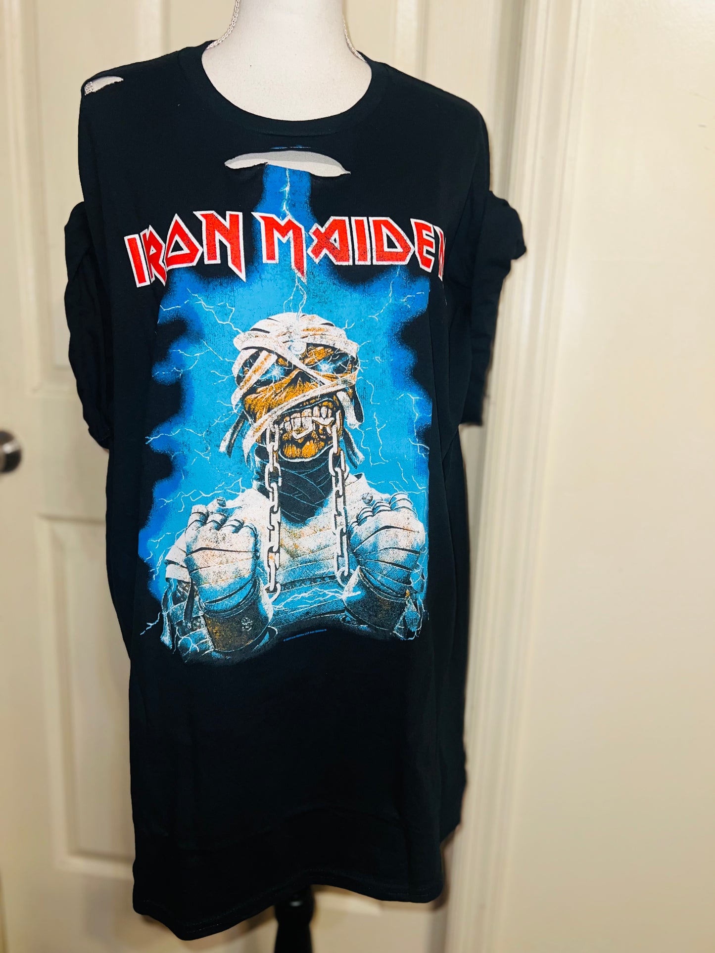 Iron Maiden Oversized Distressed Tee