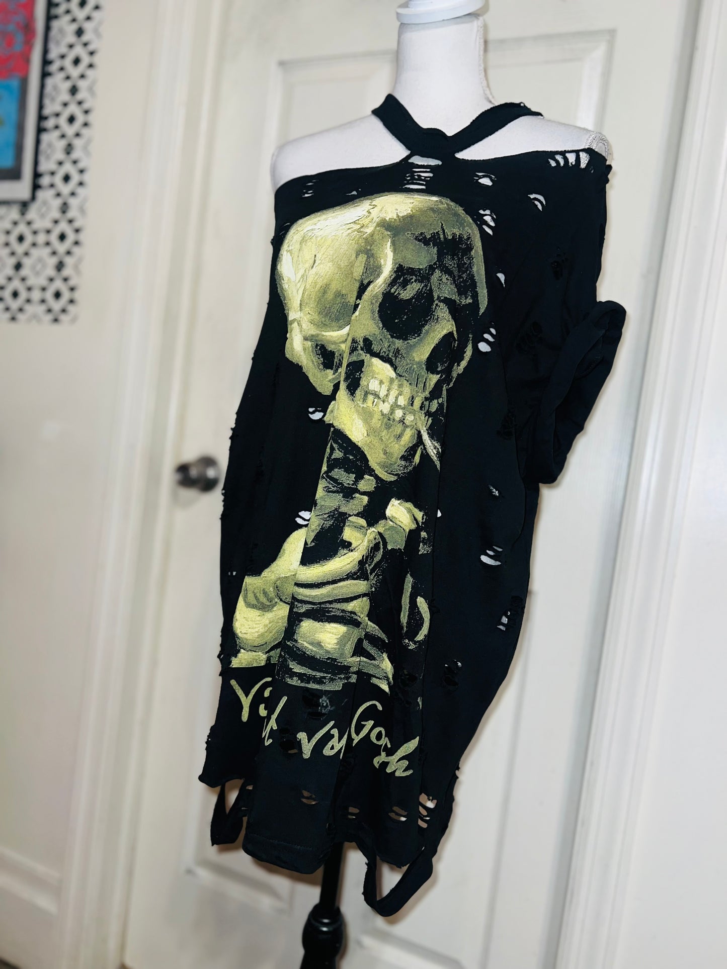 Vincent Van Gogh Oversized Distresed Tee (read description)