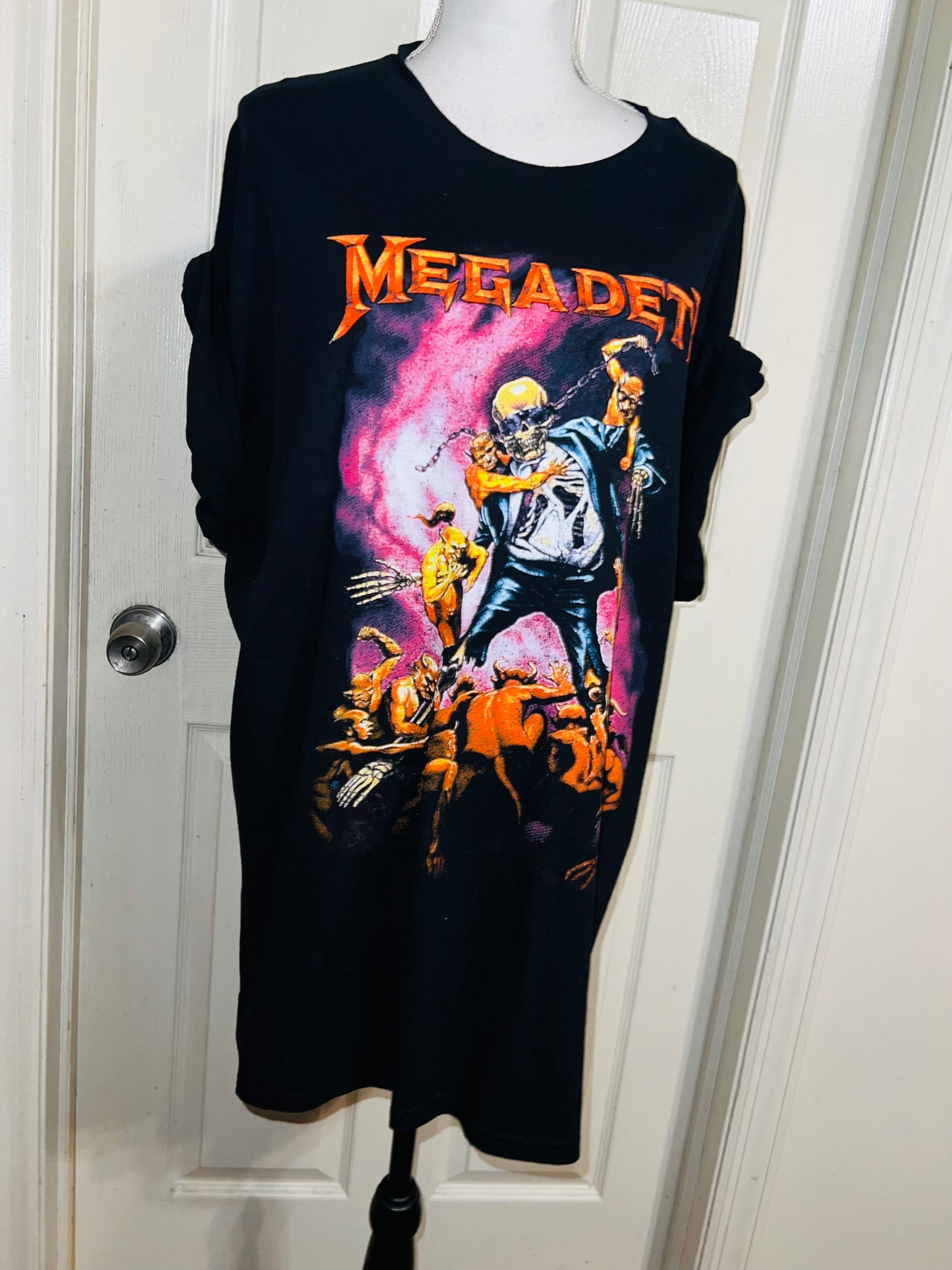 Megadeath Oversized Distressed Tee