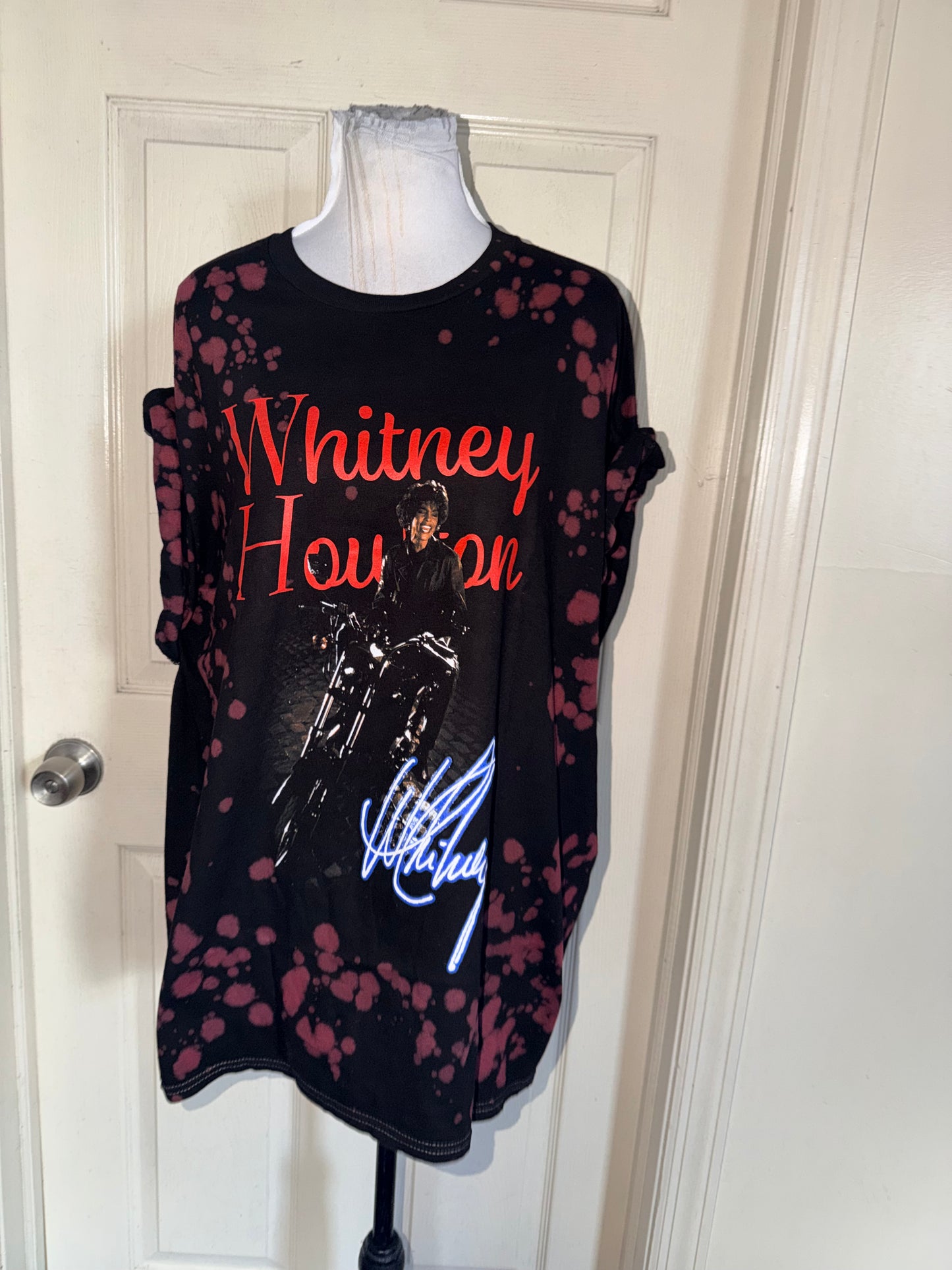 Whitney Houston Distressed Tee