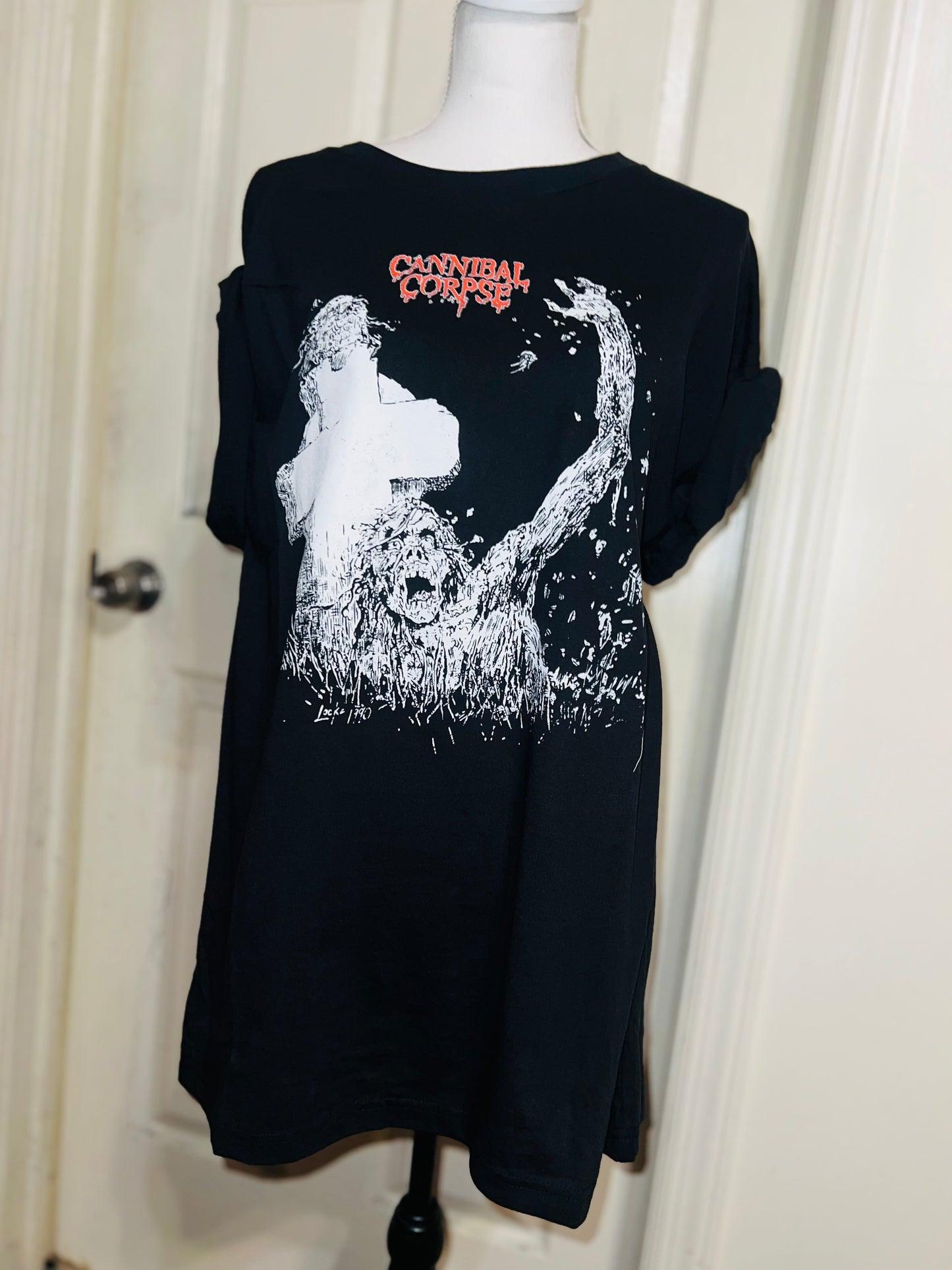 Cannibal Corpse Oversized Distressed Tee