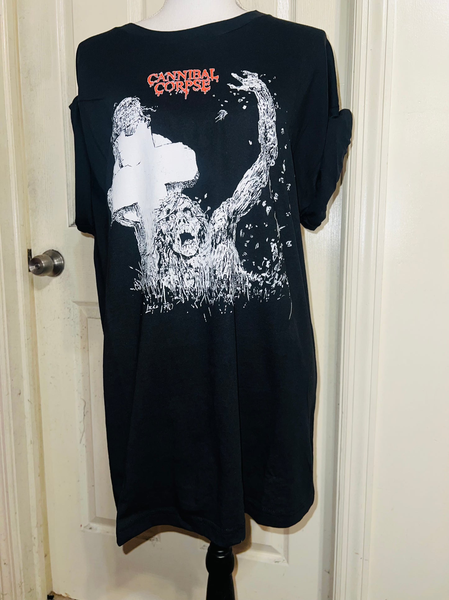 Cannibal Corpse Oversized Distressed Tee