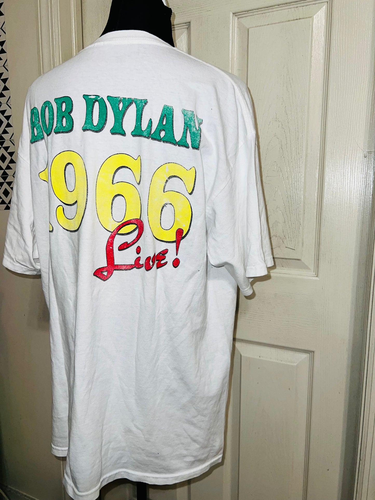 Bob Dylan Double Sided Oversized Distressed Tee