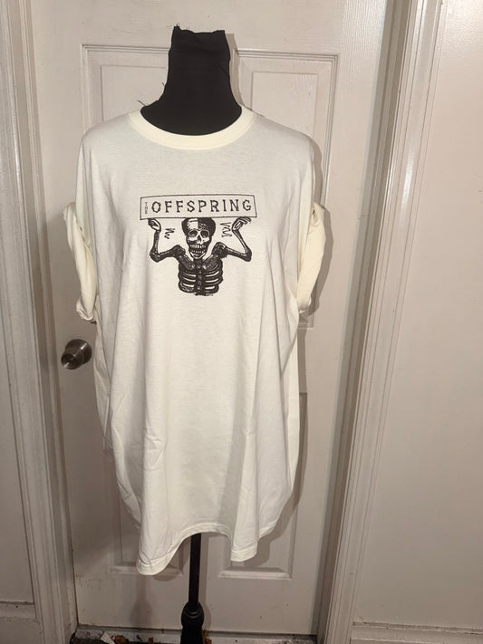 The Offspring Double Sided Oversized Distressed Tee