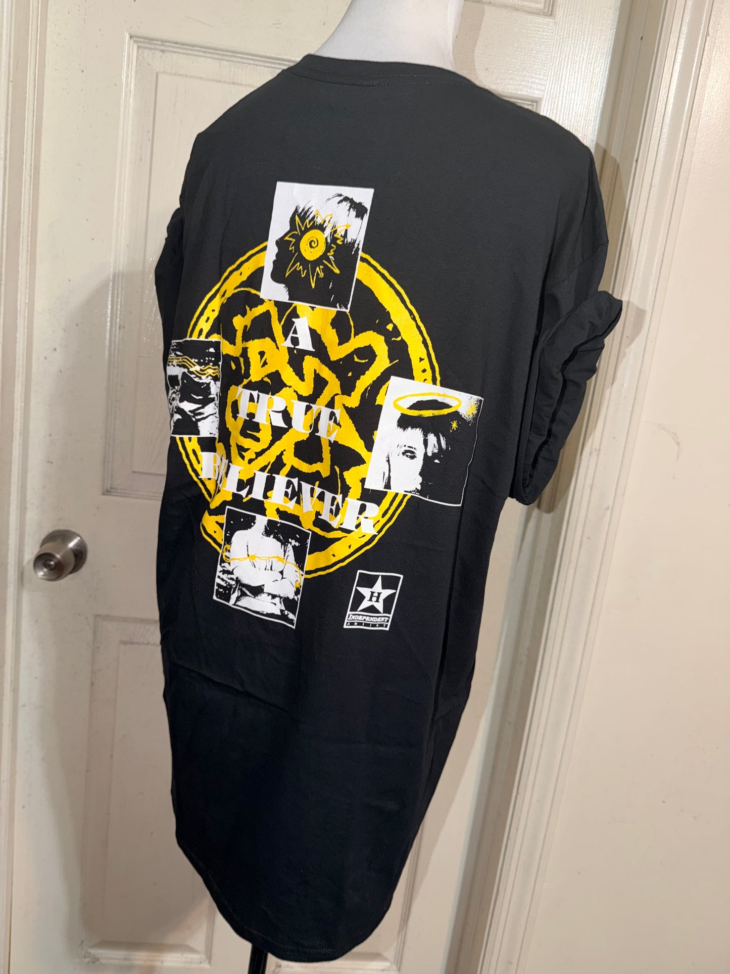 Hayley Williams Double Sided Oversized Distressed Tee