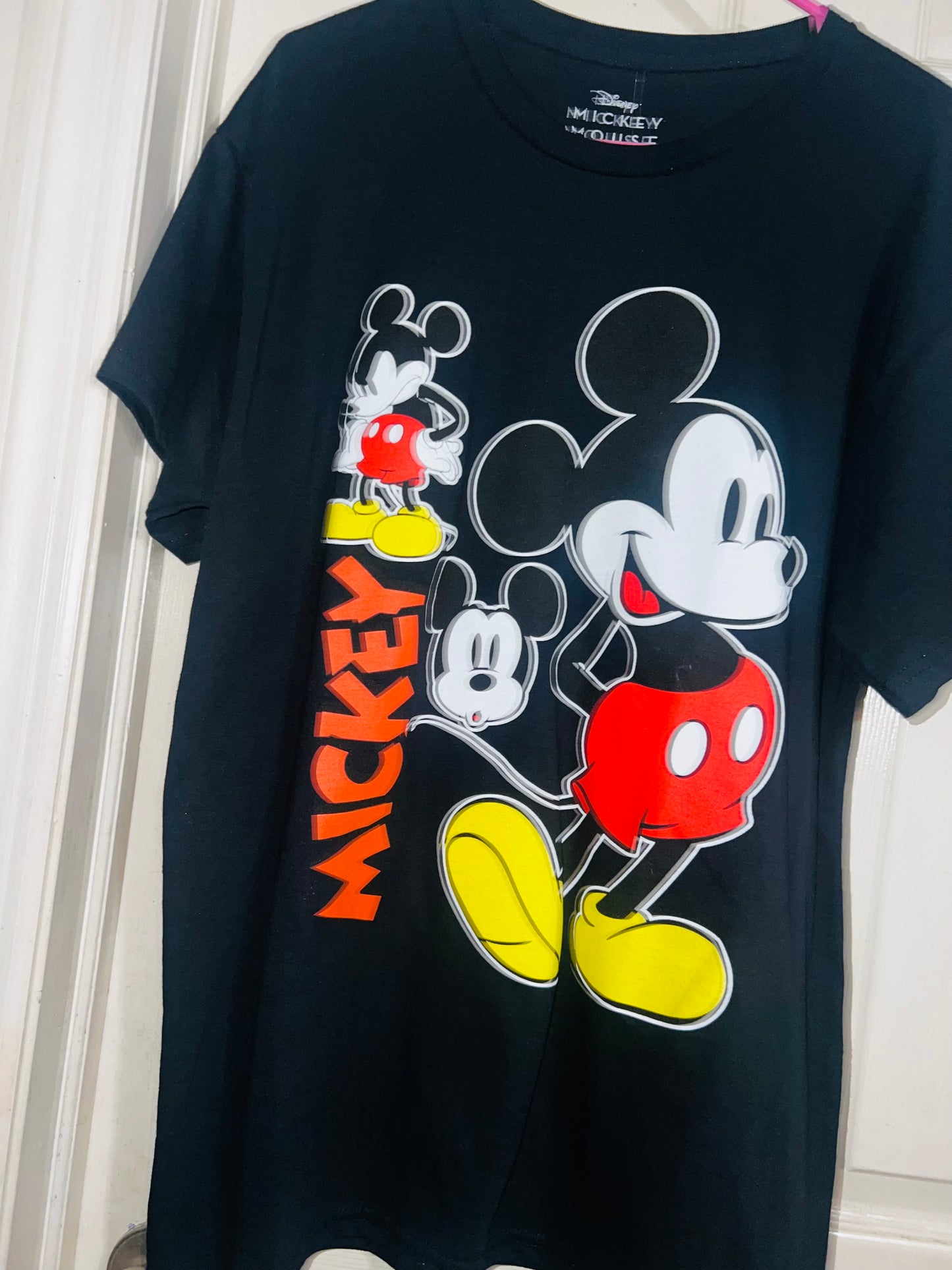 Mickey Mouse Oversized Distressed Tee