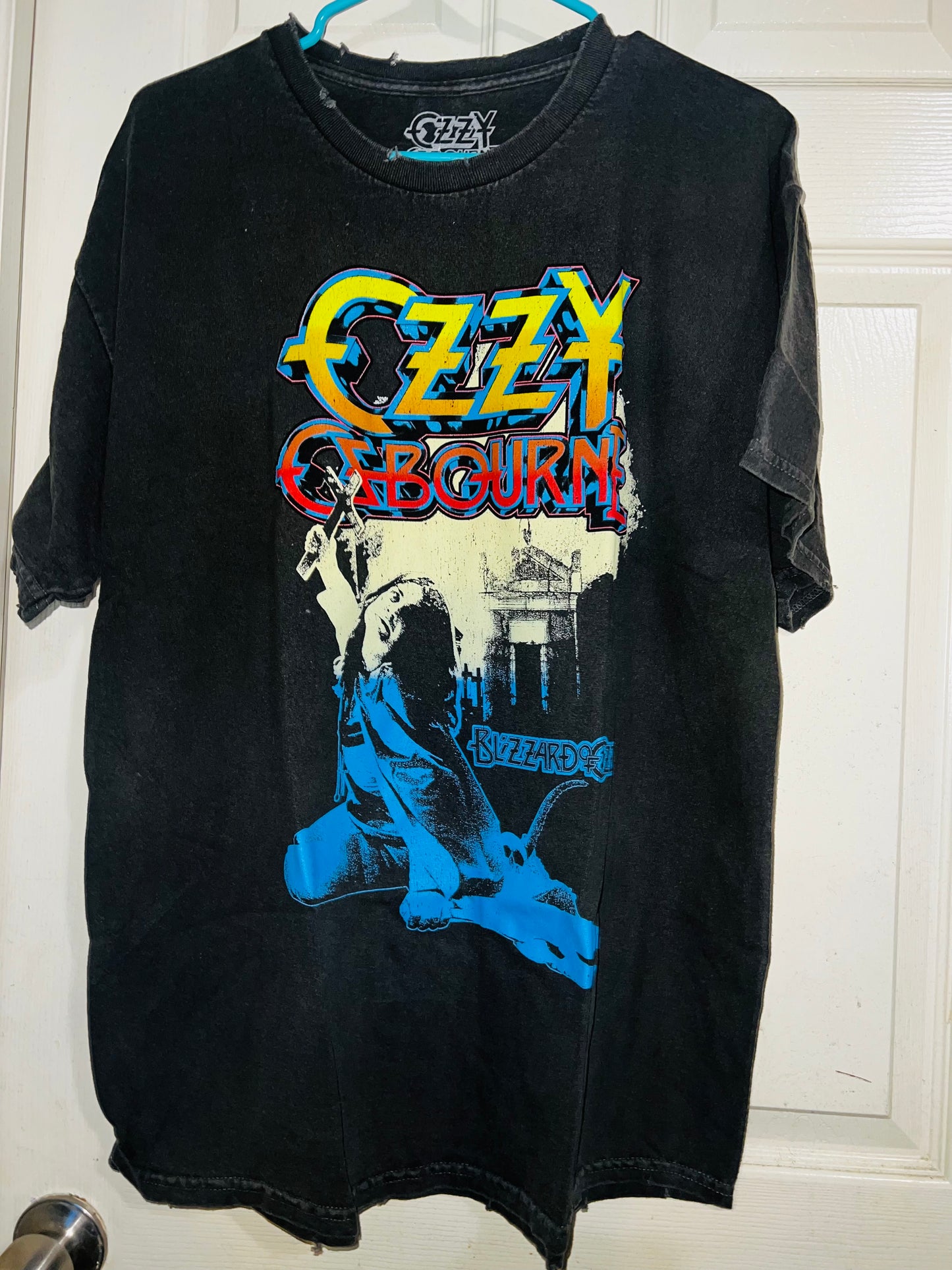 Ozzy Osbourne Oversized Distressed Tee