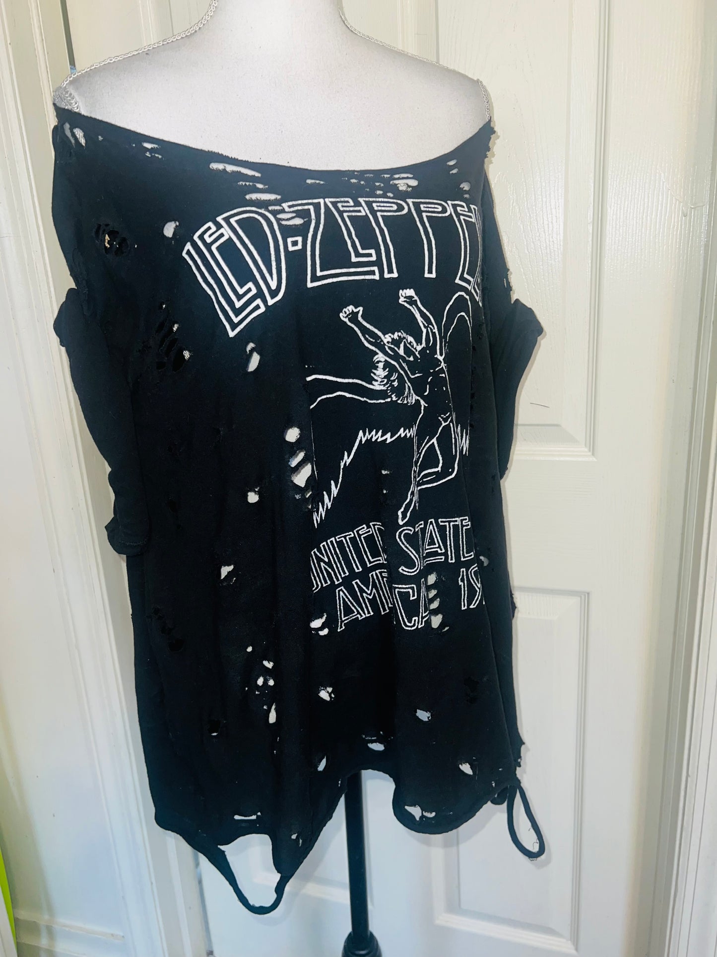 Led Zeppelin OFTS Oversized Distressed Tee (as is)
