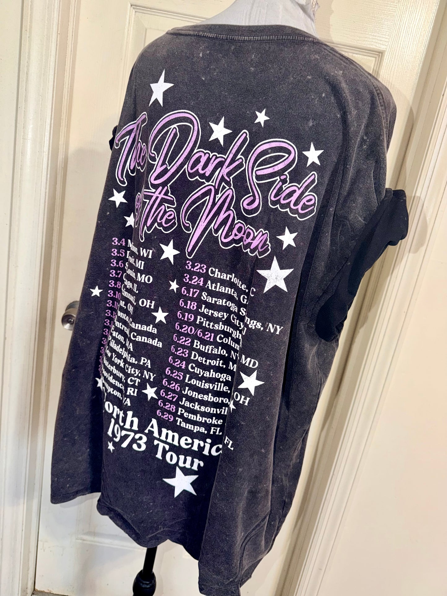 Pink Floyd Double Sided Oversized Distressed Tee