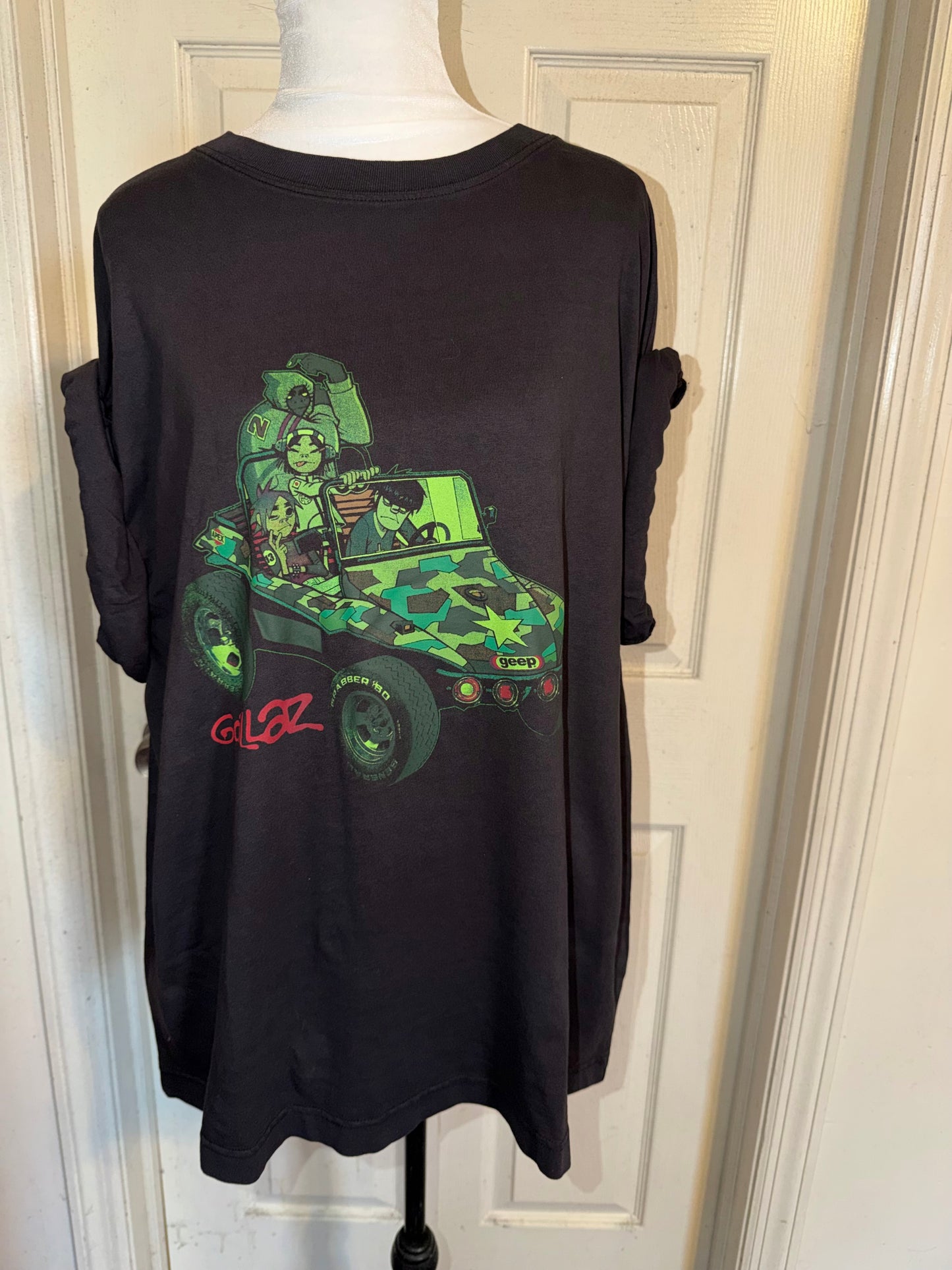 Gorillaz Oversized Distressed Tee
