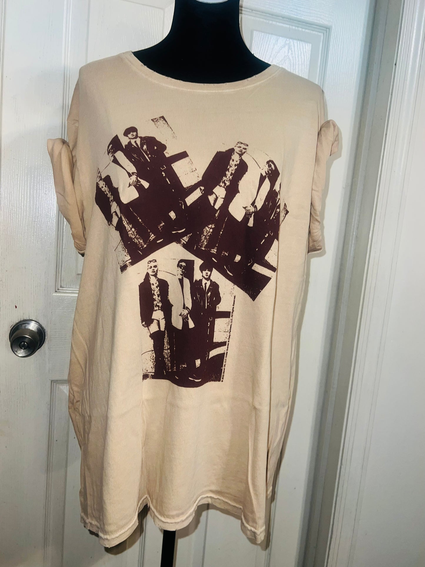 Blondie Double Sided Oversized Distressed Tee