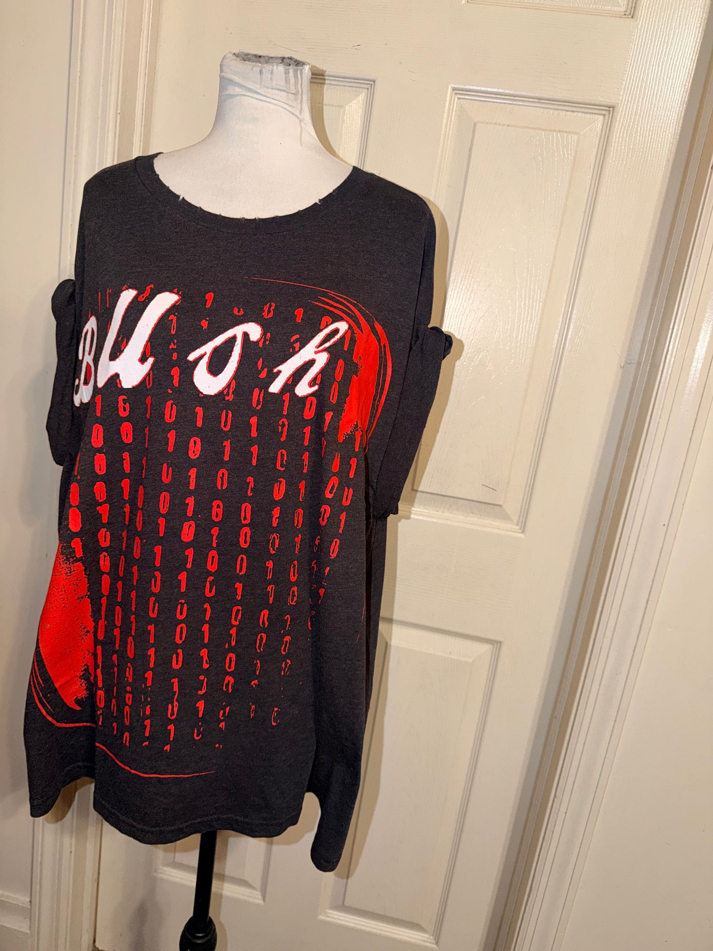 Bush Double Sided Oversized Distressed Tee