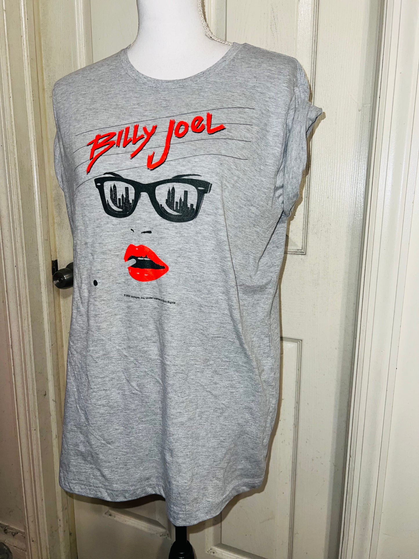 Billy Joel Oversized Distressed Tee