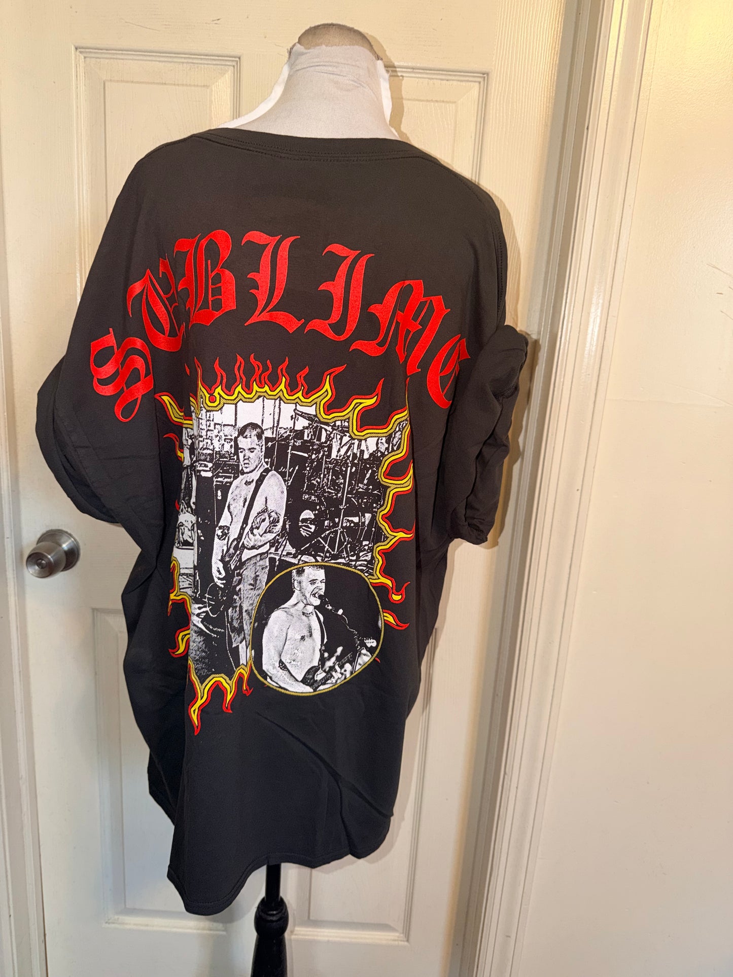 Sublime Double Sided Oversized Distressed Tee