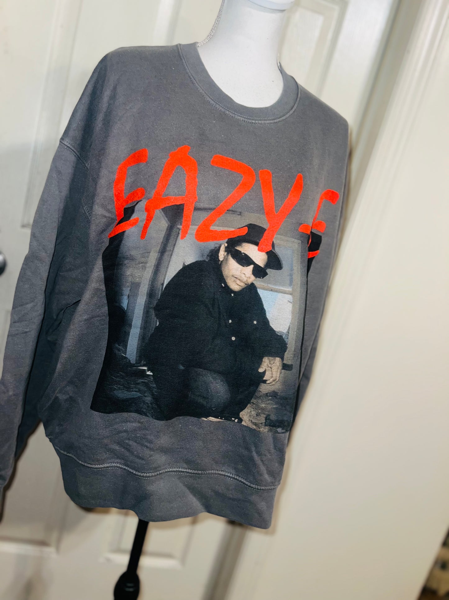 Eazy-E Oversized Distressed Sweatshirt